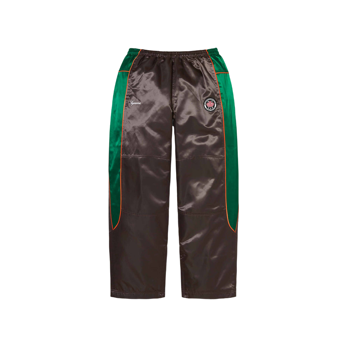 Supreme Satin Track Pant Brown - 24SS 상세 이미지 1