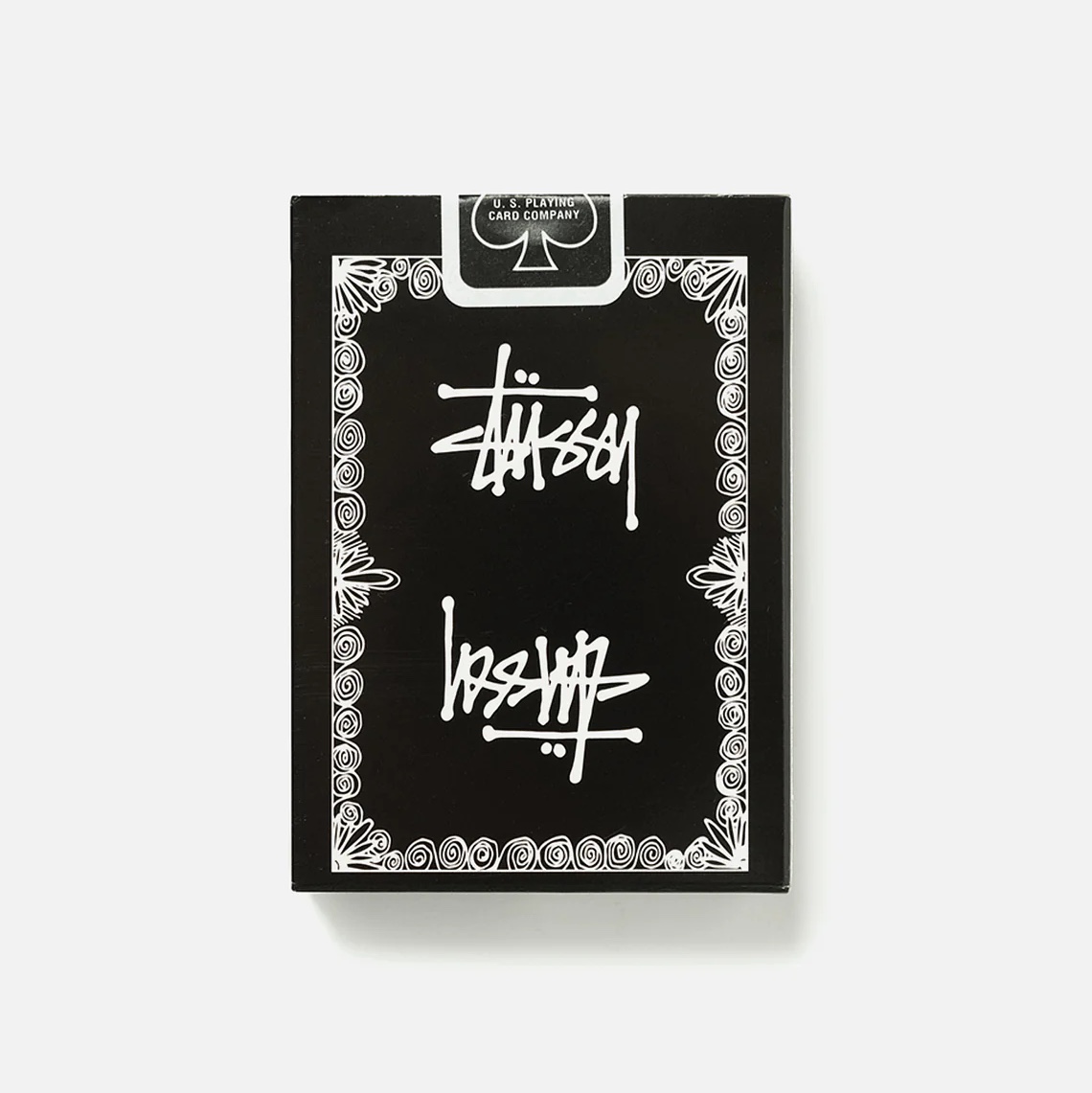 Stussy Playing Cards Black 착용 스타일 - 1
