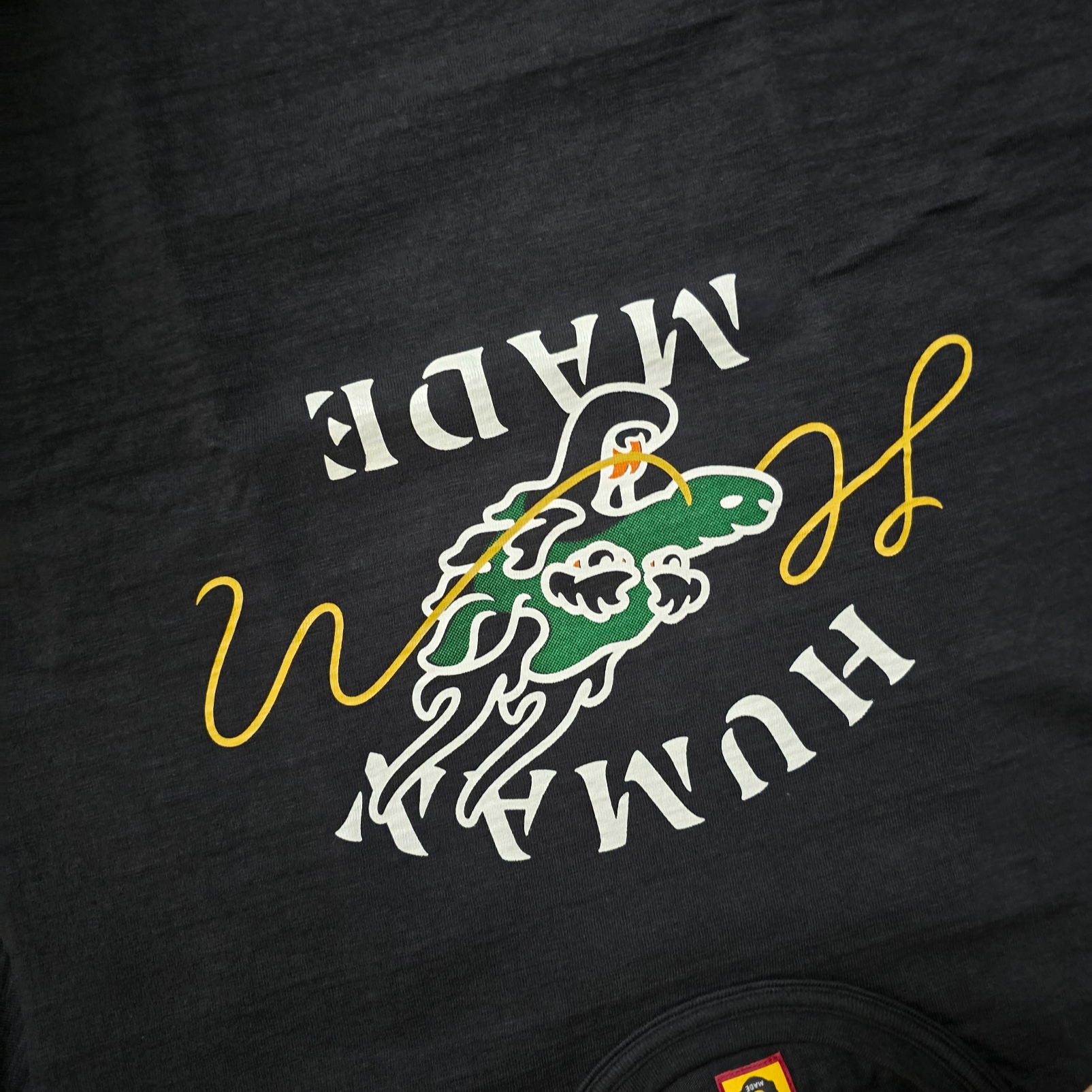 Human Made Graphic T-Shirt #01 Black 착용 스타일 - 2
