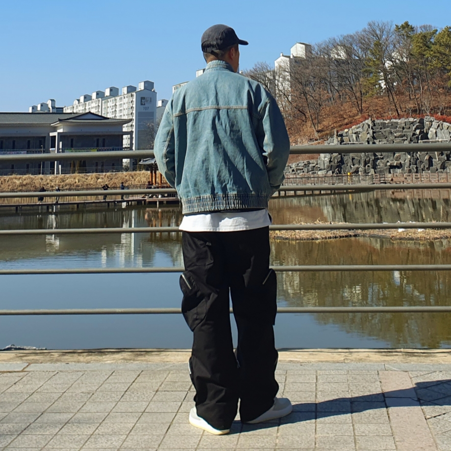 Nike x Undefeated Air Force 1 Low SP 5 On It, Supreme Denim Camp Cap Washed Black - 22FW 착용 스타일 - 4