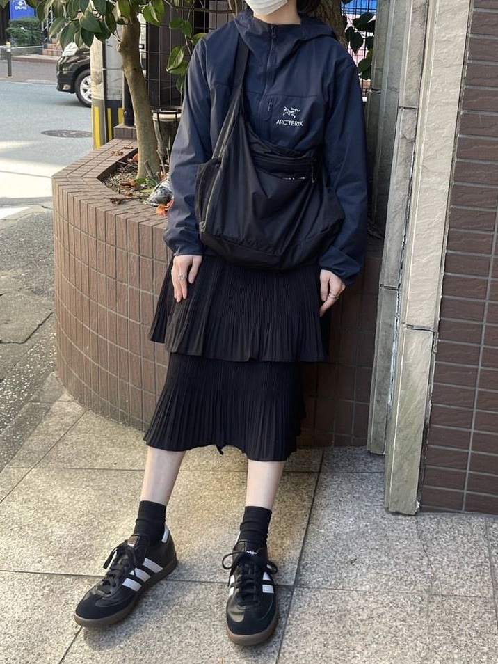 Arc'teryx Squamish Hoody Black 착용 스타일