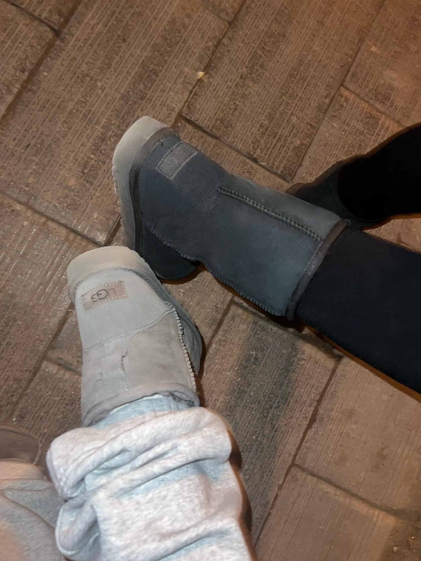 (W) UGG Classic Mini II Boots Grey, Supreme x Nike Arc Sweatpants Heather Grey - 22SS 착용 스타일 - 8