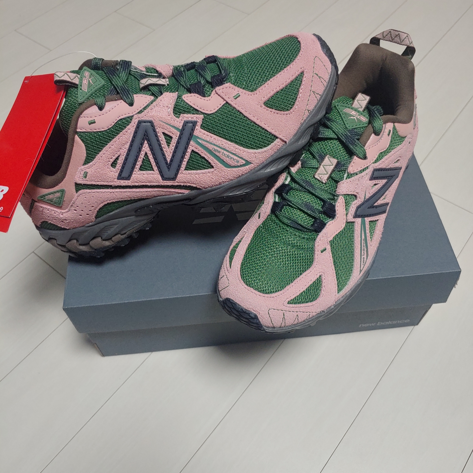 New Balance ML610T Pink Moon - D Standard 착용 스타일 - 2