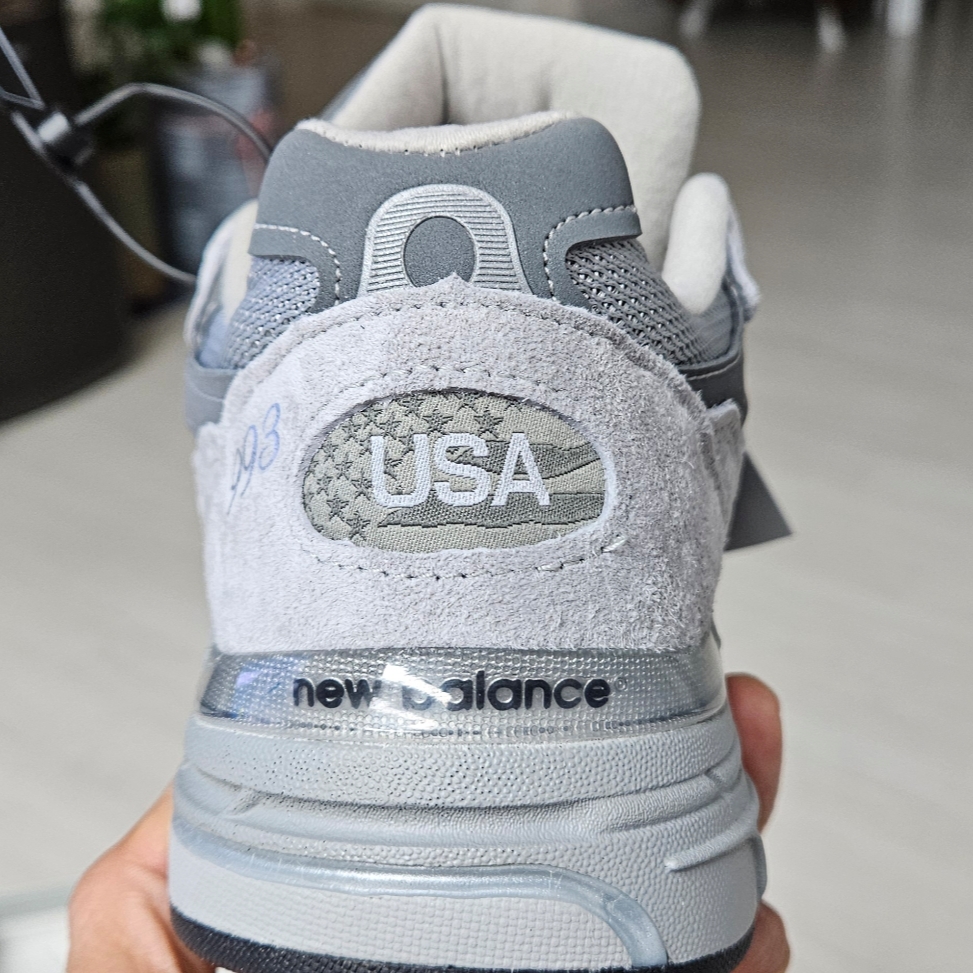 New Balance 993 Made in USA Grey - D Standard 착용 스타일 - 6