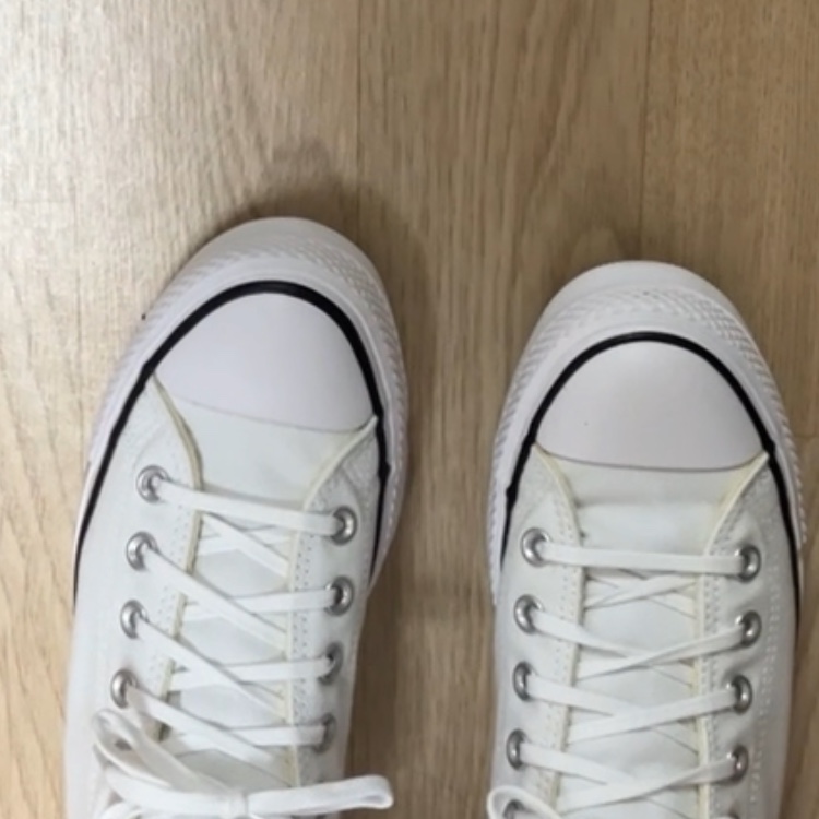 (W) Converse Chuck Taylor All Star Lift Ox White Black 착용 스타일