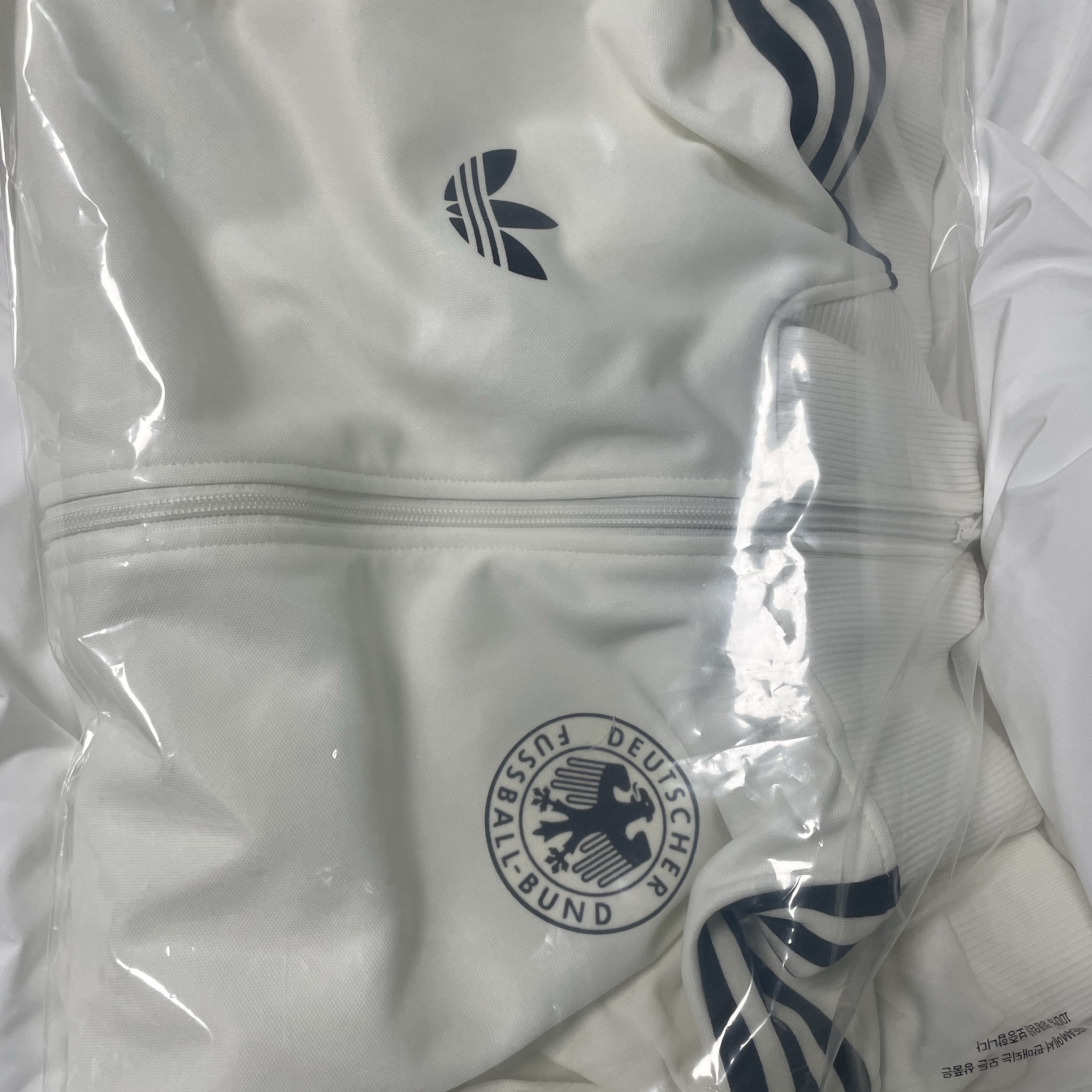Adidas German Beckenbauer Track Top Off White - KR Sizing 착용 스타일