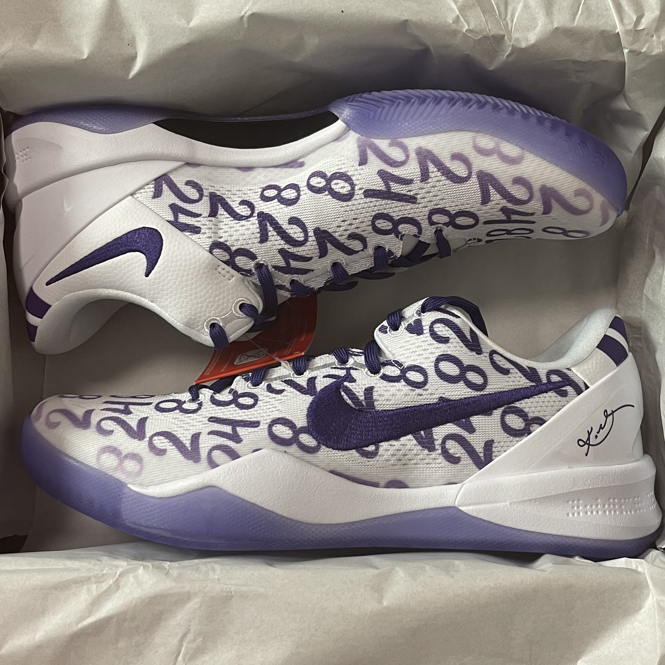Nike Kobe 8 Protro Court Purple 착용 스타일