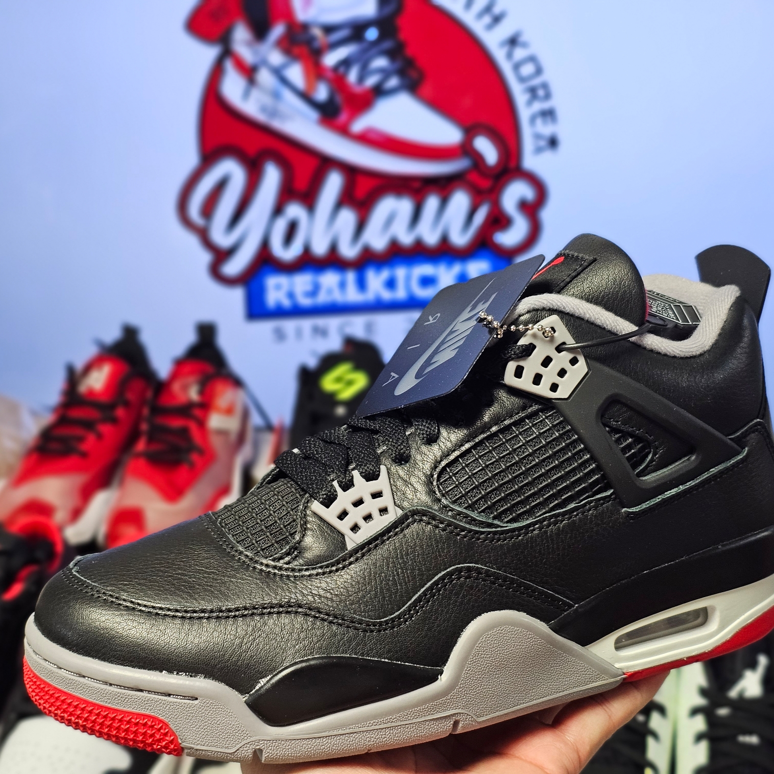Jordan 4 Retro Bred Reimagined 착용 스타일