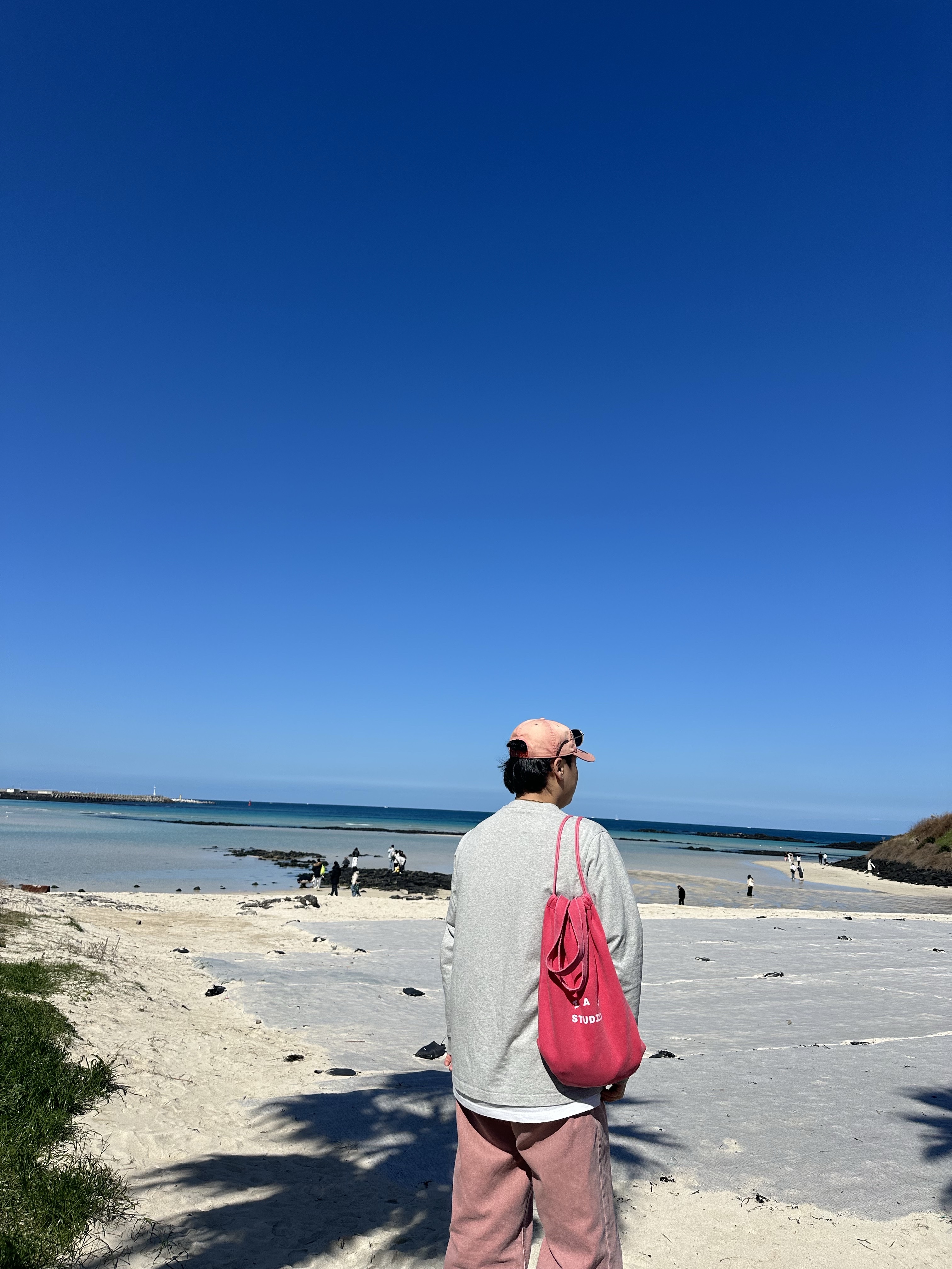 IAB Studio Pigment Hoodie & Sack Coral, IAB Studio Pigment Sack Coral 착용 스타일 - 2