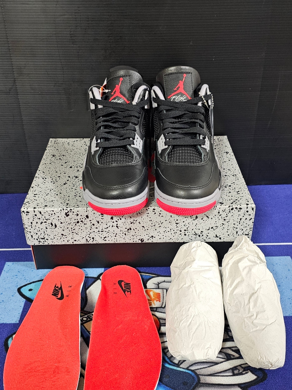 Jordan 4 Retro Bred Reimagined 착용 스타일 - 1