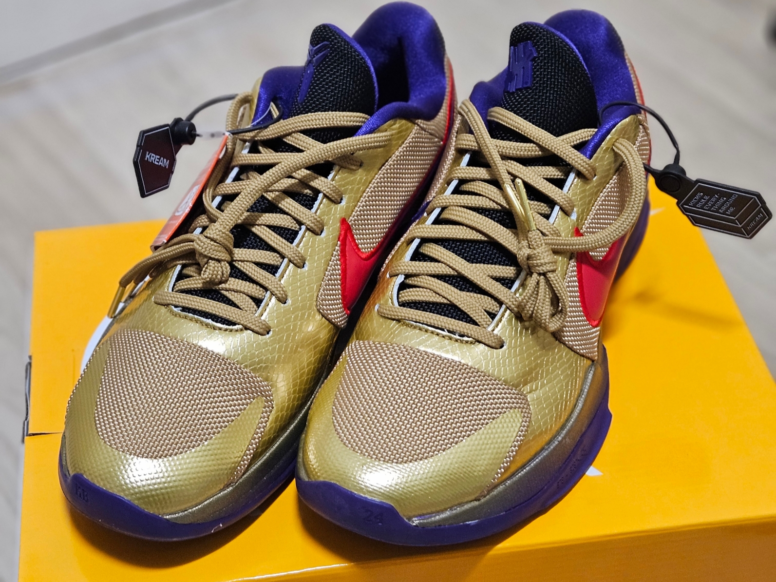 Nike x Undefeated Kobe 5 Protro Hall of Fame 착용 스타일