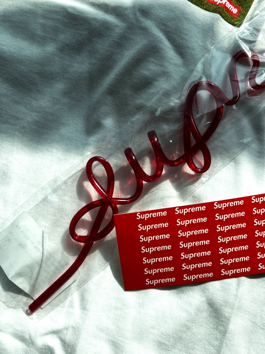 Supreme Maradona T-Shirt White - 24SS 착용 스타일
