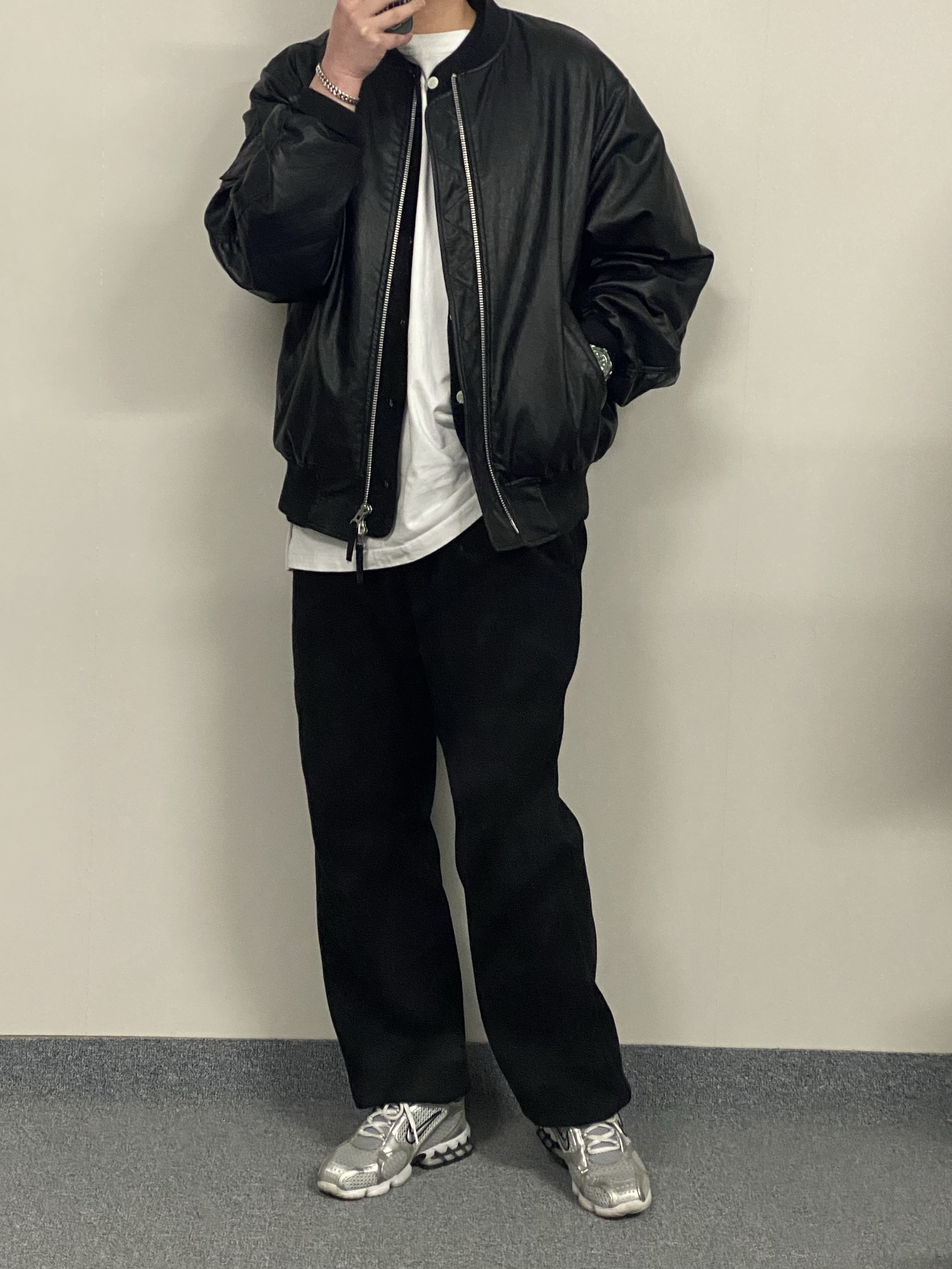 (W) Nike Air Zoom Spiridon Cage 2 Metallic Silver, Nike Air Zoom Spiridon Cage 2 Metallic Silver 착용 스타일