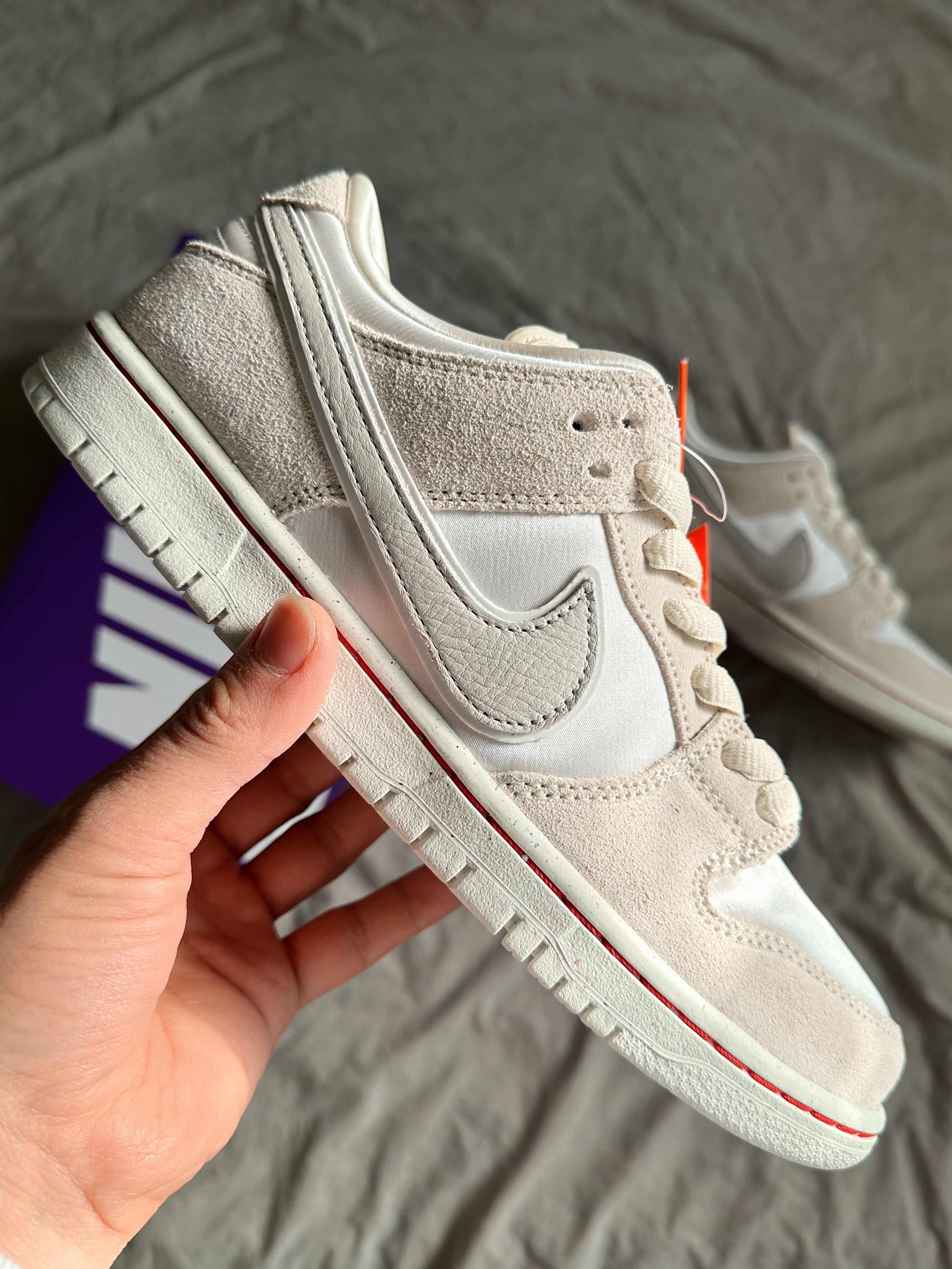 Nike SB Dunk Low PRM Coconut Milk 착용 스타일 - 1