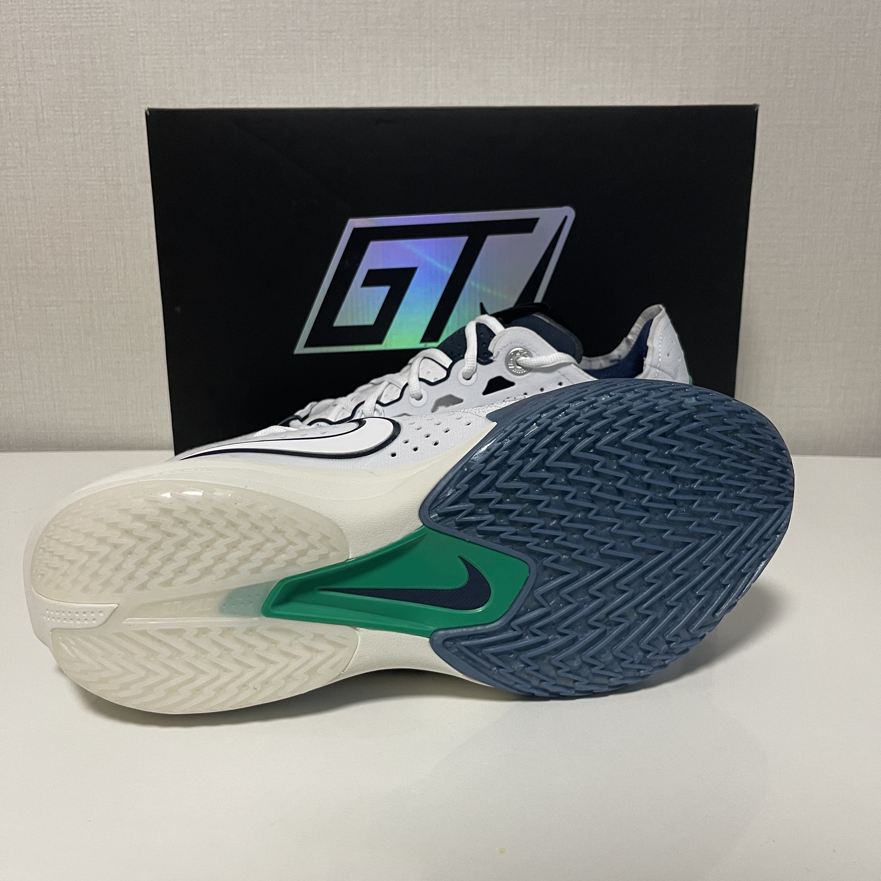 Nike Air Zoom GT Cut 3 ASW EP White Metallic Silver 착용 스타일 - 4
