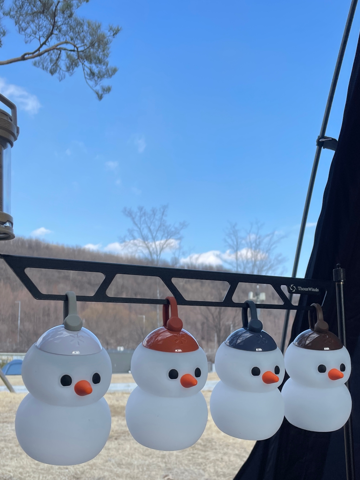 Snow Peak Mini Hozuki Khaki 착용 스타일