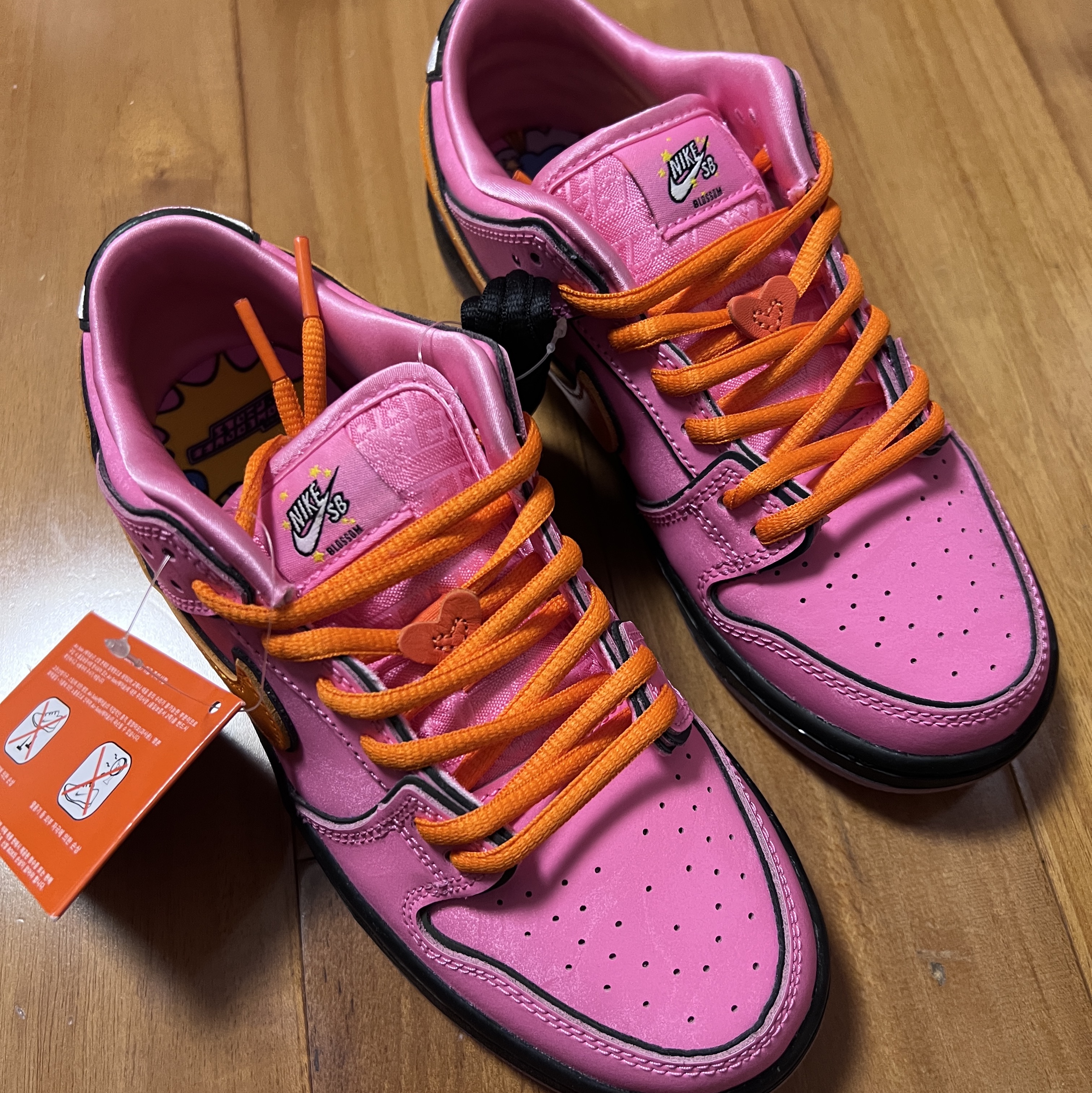 (PS) Nike x The Powerpuff Girls SB Dunk Low Pro QS Blossom 착용 스타일