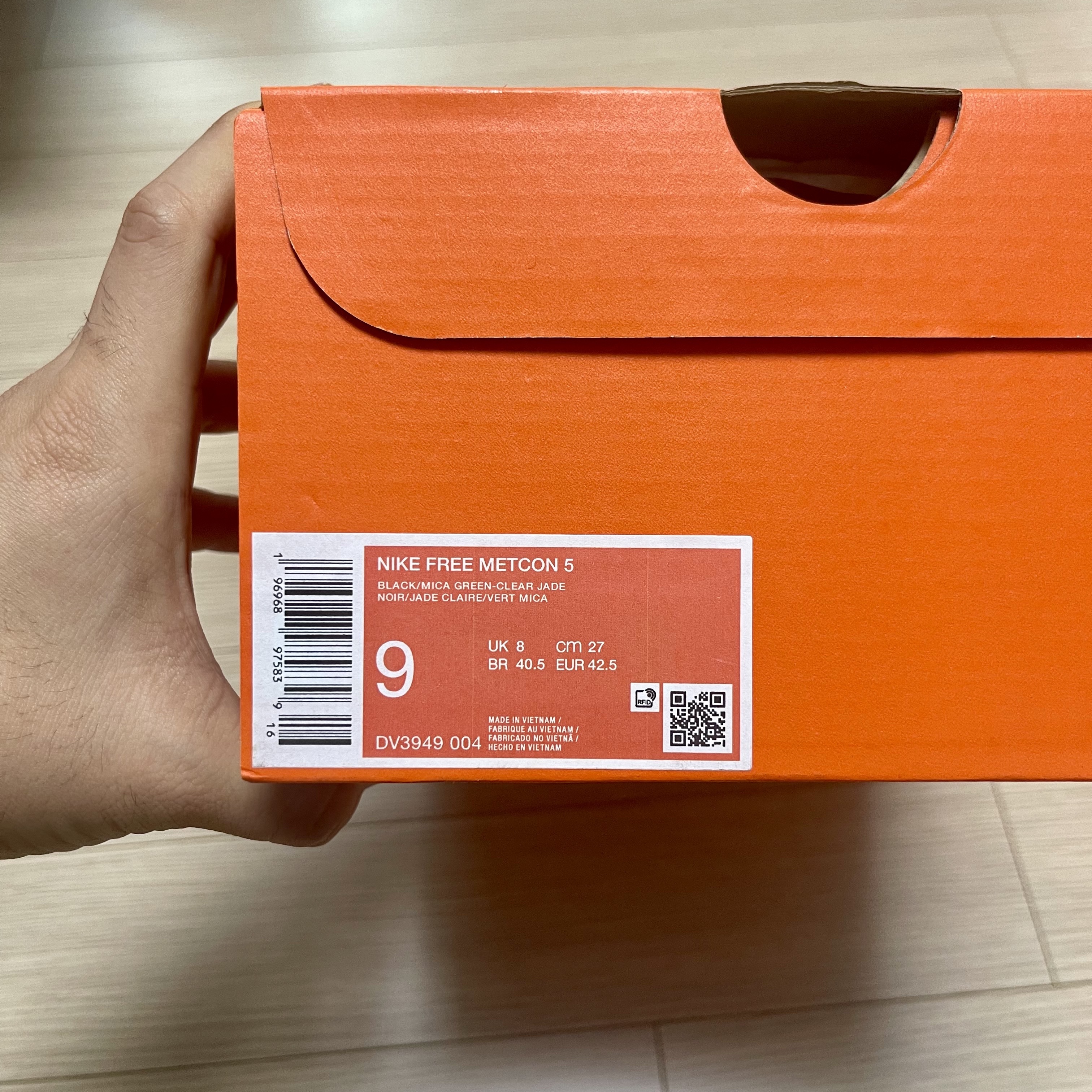 Nike Free Metcon 5 Black Clear Jade 착용 스타일 - 4