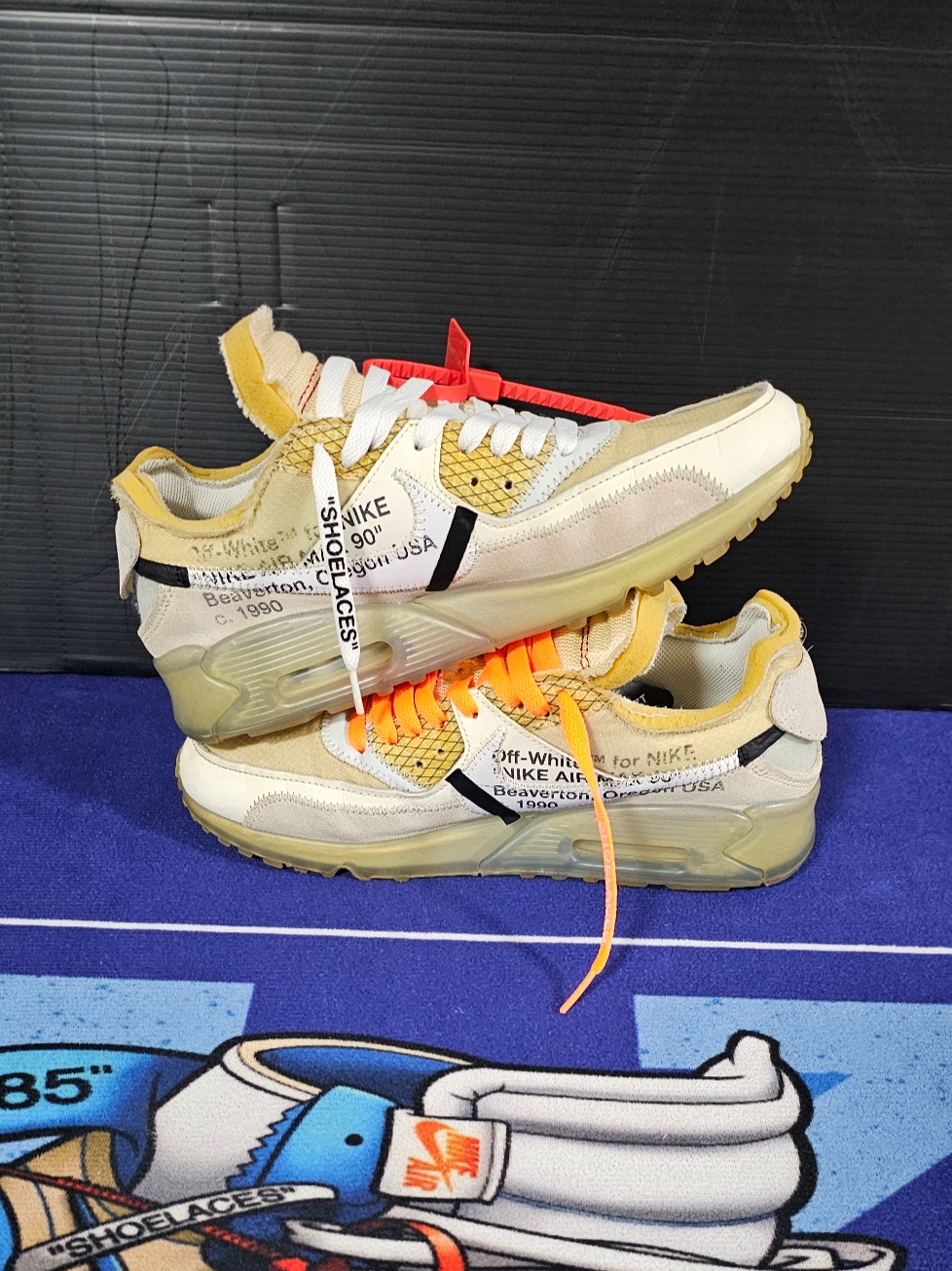 Nike x Off-White Air Max 90 The Ten 착용 스타일 - 3
