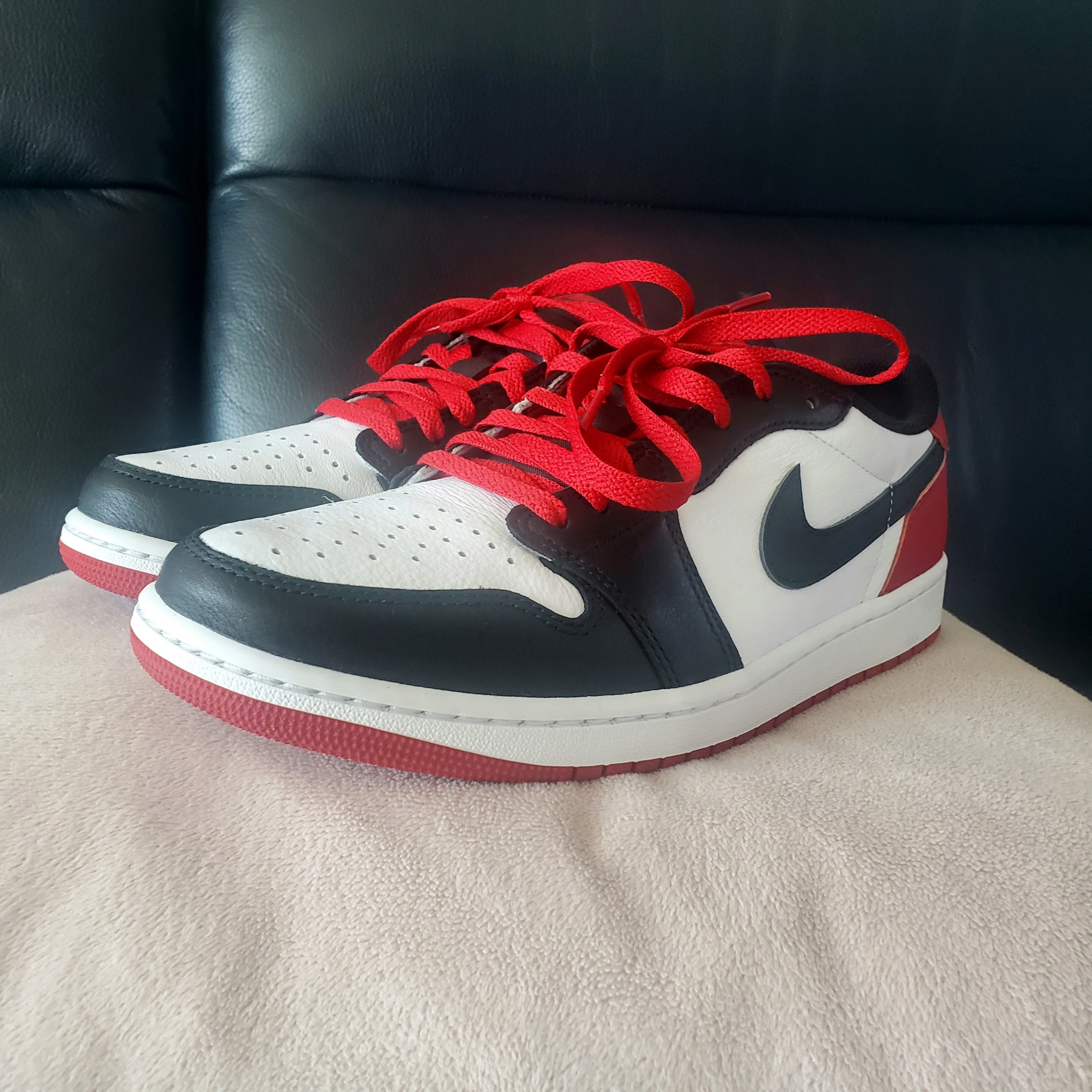 Jordan 1 Retro Low OG Black Toe 착용 스타일