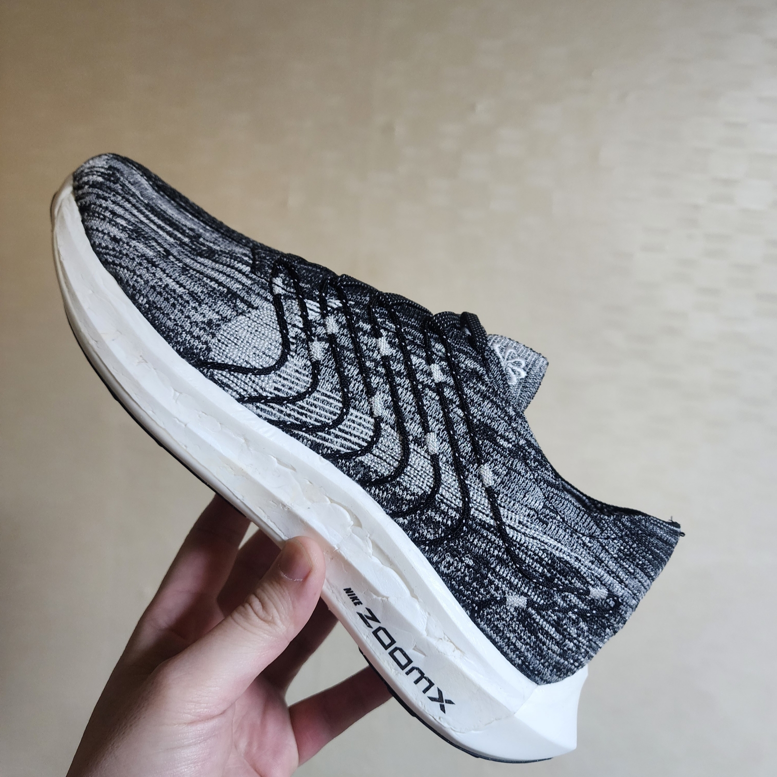 Nike Zoom Pegasus Turbo Next Nature Black White 착용 스타일 - 1