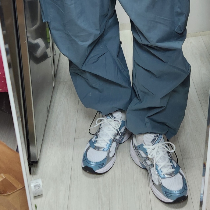Asics Gel-1130 White Shark Skin 착용 스타일 - 3