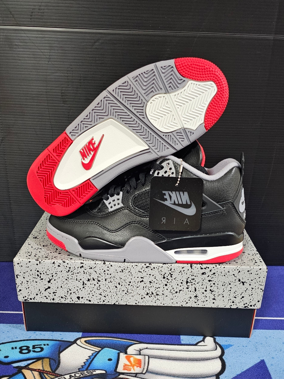 Jordan 4 Retro Bred Reimagined 착용 스타일 - 5