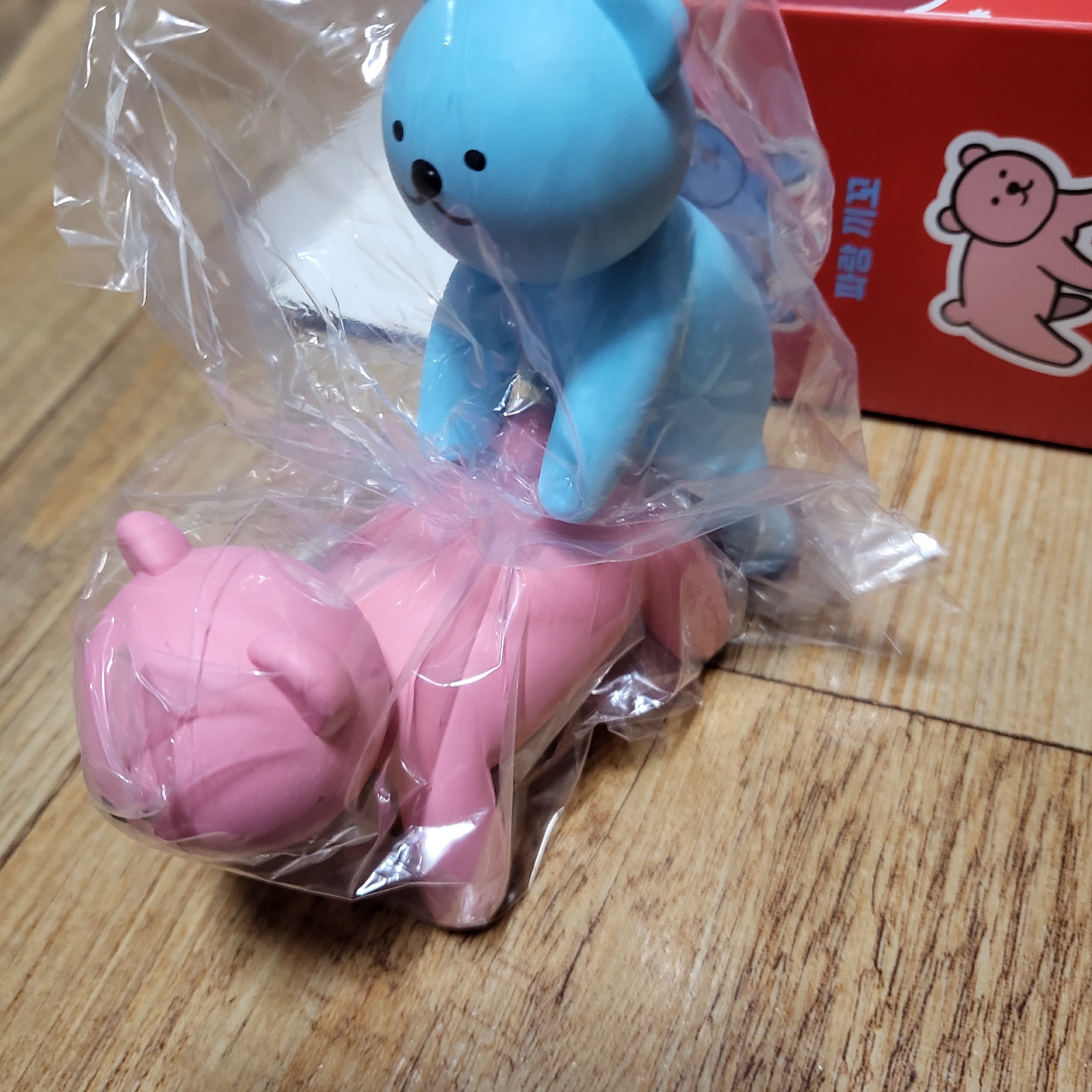 Bbangbbang Cute Kkigo Figure Set 착용 스타일
