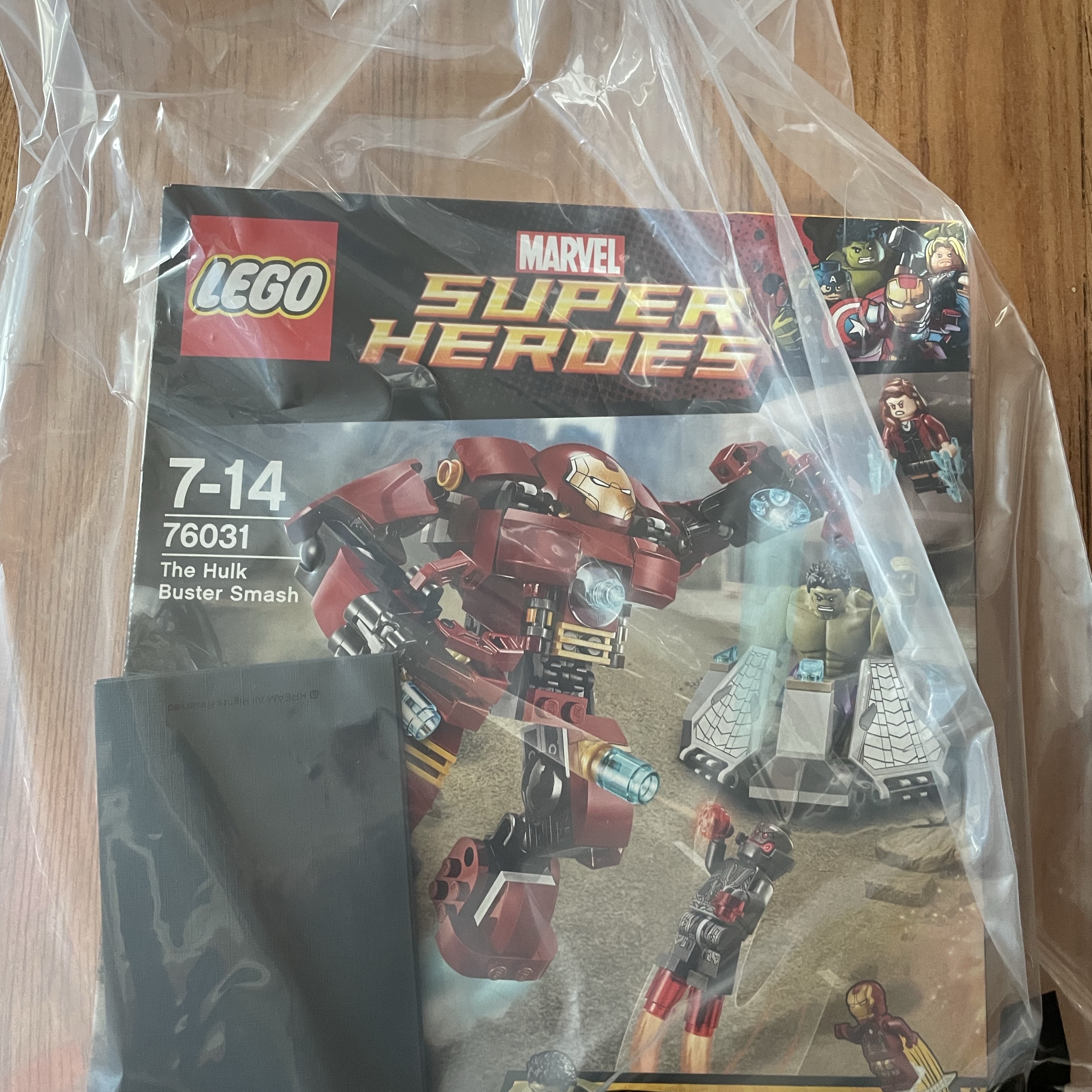 Lego Marvel Hulk Buster Smash 착용 스타일