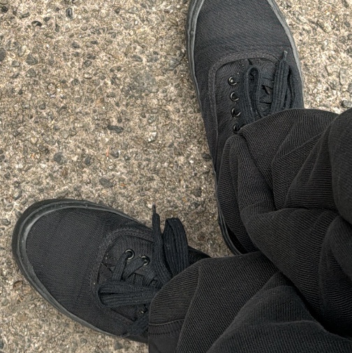 Reproduction of Found US Military Trainer 5851S Suede Black 착용 스타일 - 1
