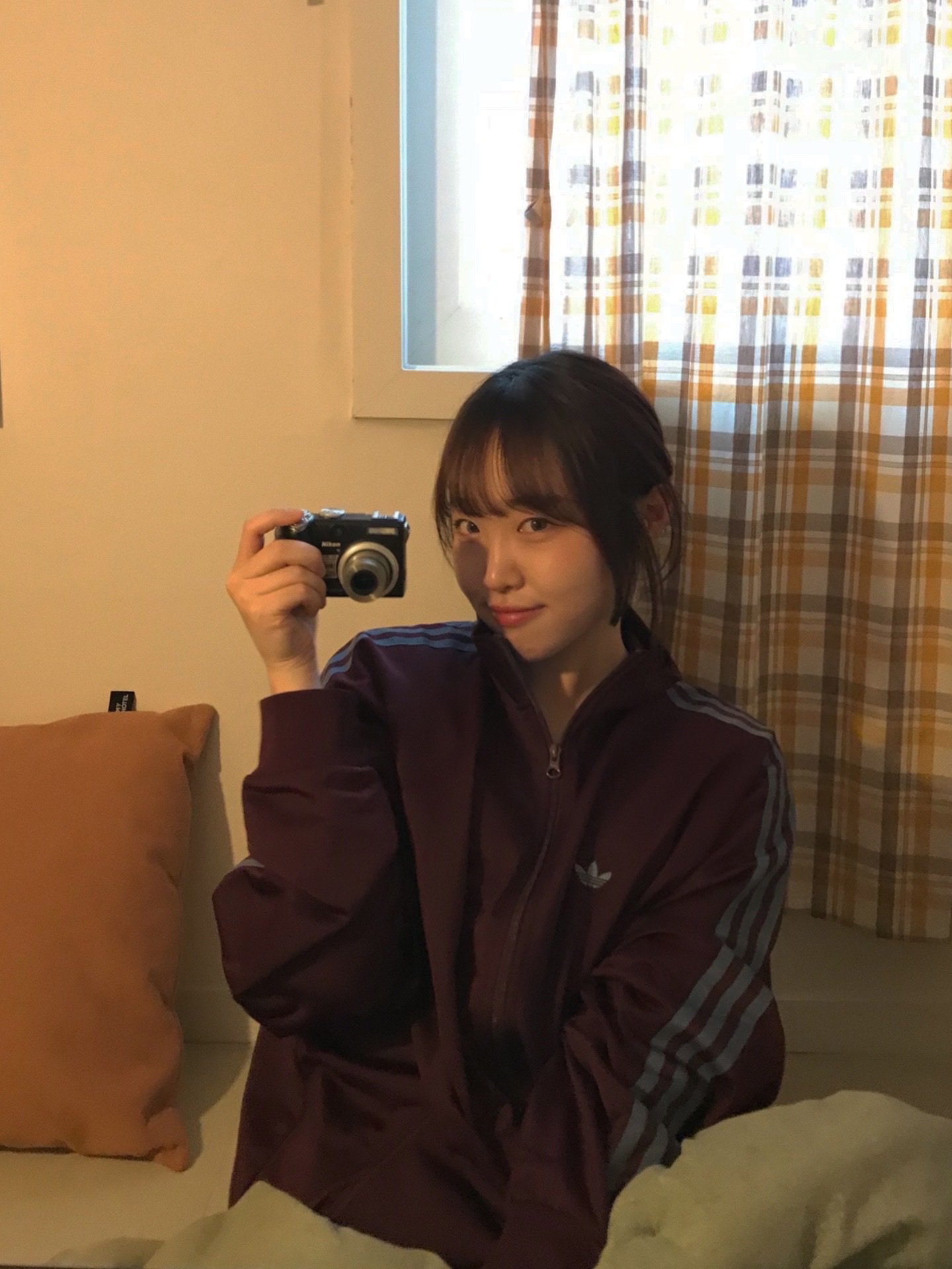 Adidas Originals Beckenbauer Track Jacket Maroon - KR Sizing 착용 스타일 - 1