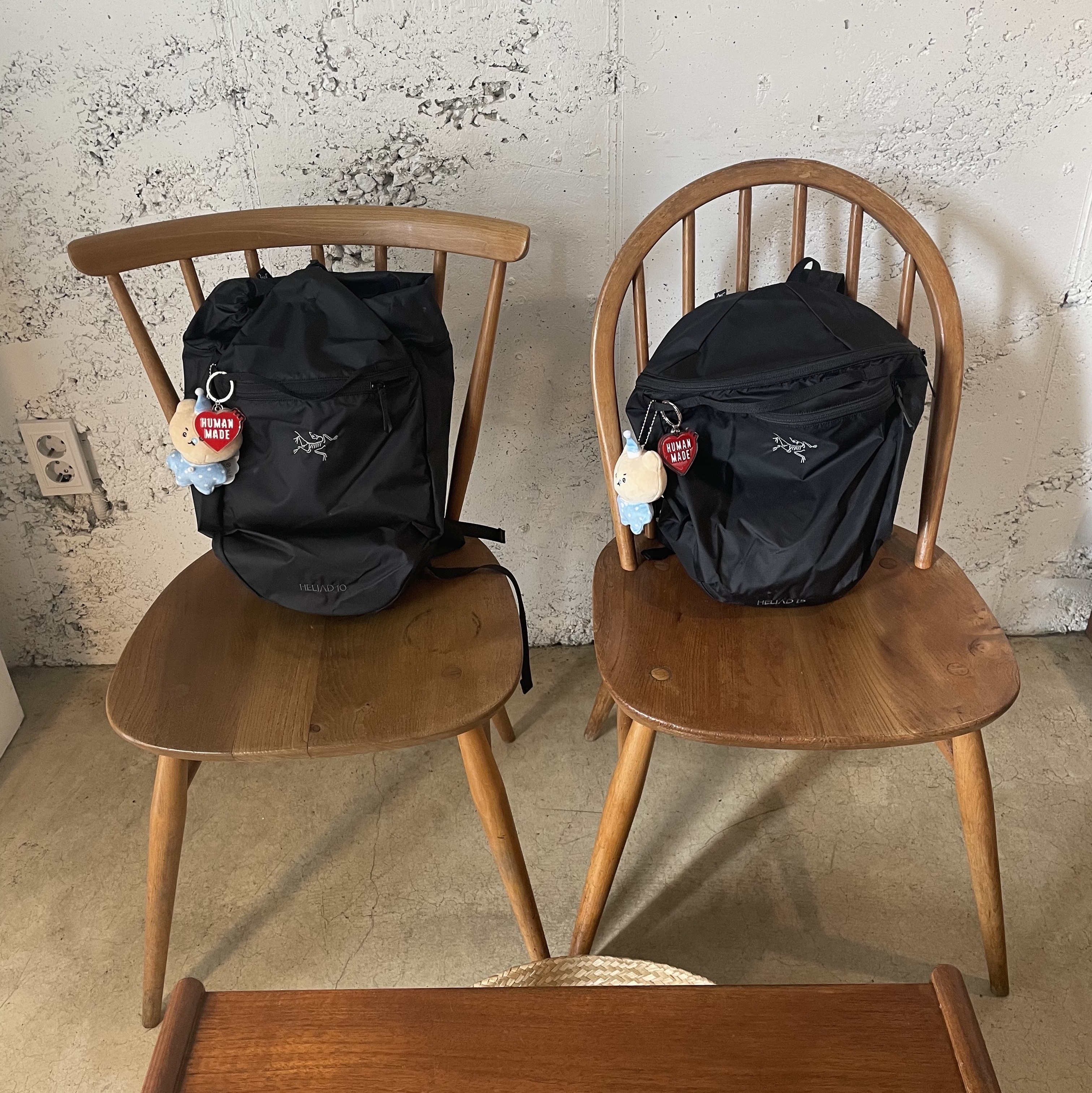 Arc'teryx Heliad 10 Backpack Black, Arc'teryx Heliad 15 Backpack Black 착용 스타일