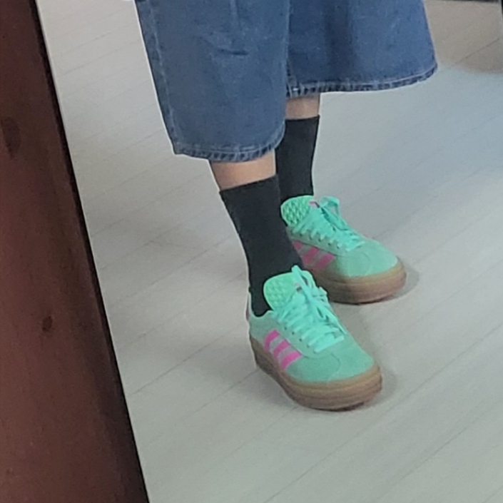 W) 아디다스 가젤 볼드 펄스 민트 핑크 | Adidas | KREAM W) 아디다스 가젤 볼드 펄스 민트 핑크 | Adidas | KREAM
