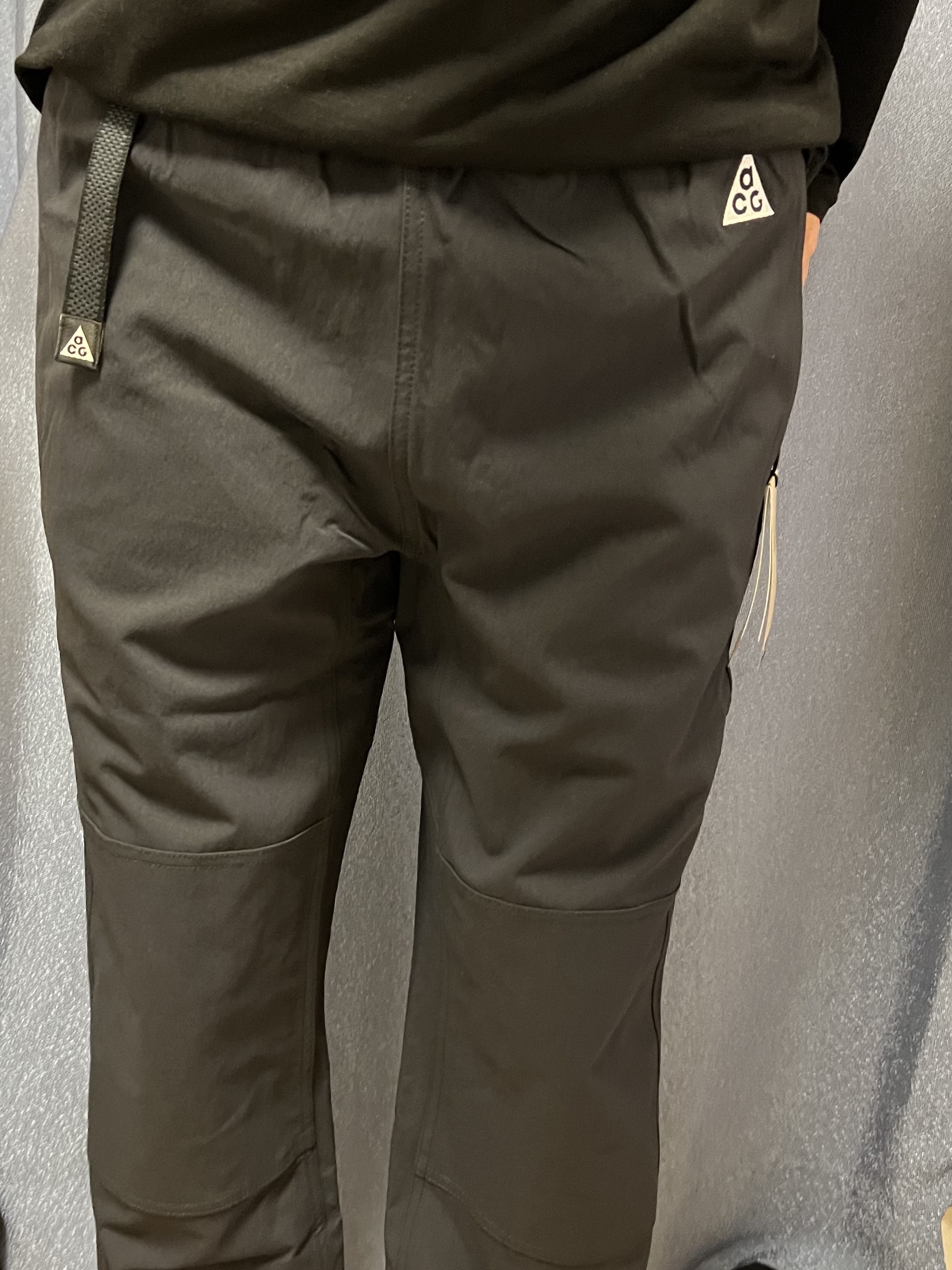 Nike ACG Trail Pants Black Anthracite - Asia 착용 스타일