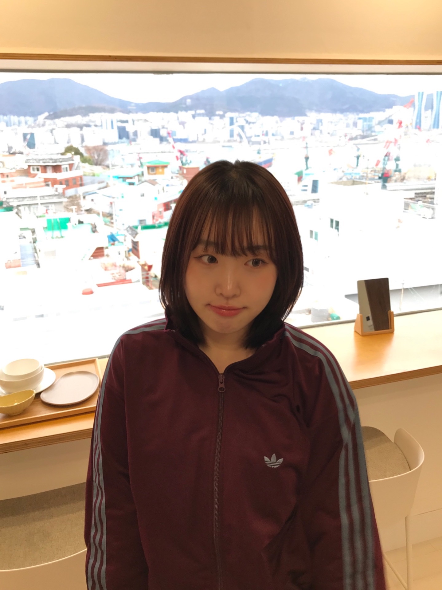 Adidas Originals Beckenbauer Track Jacket Maroon - KR Sizing 착용 스타일 - 2