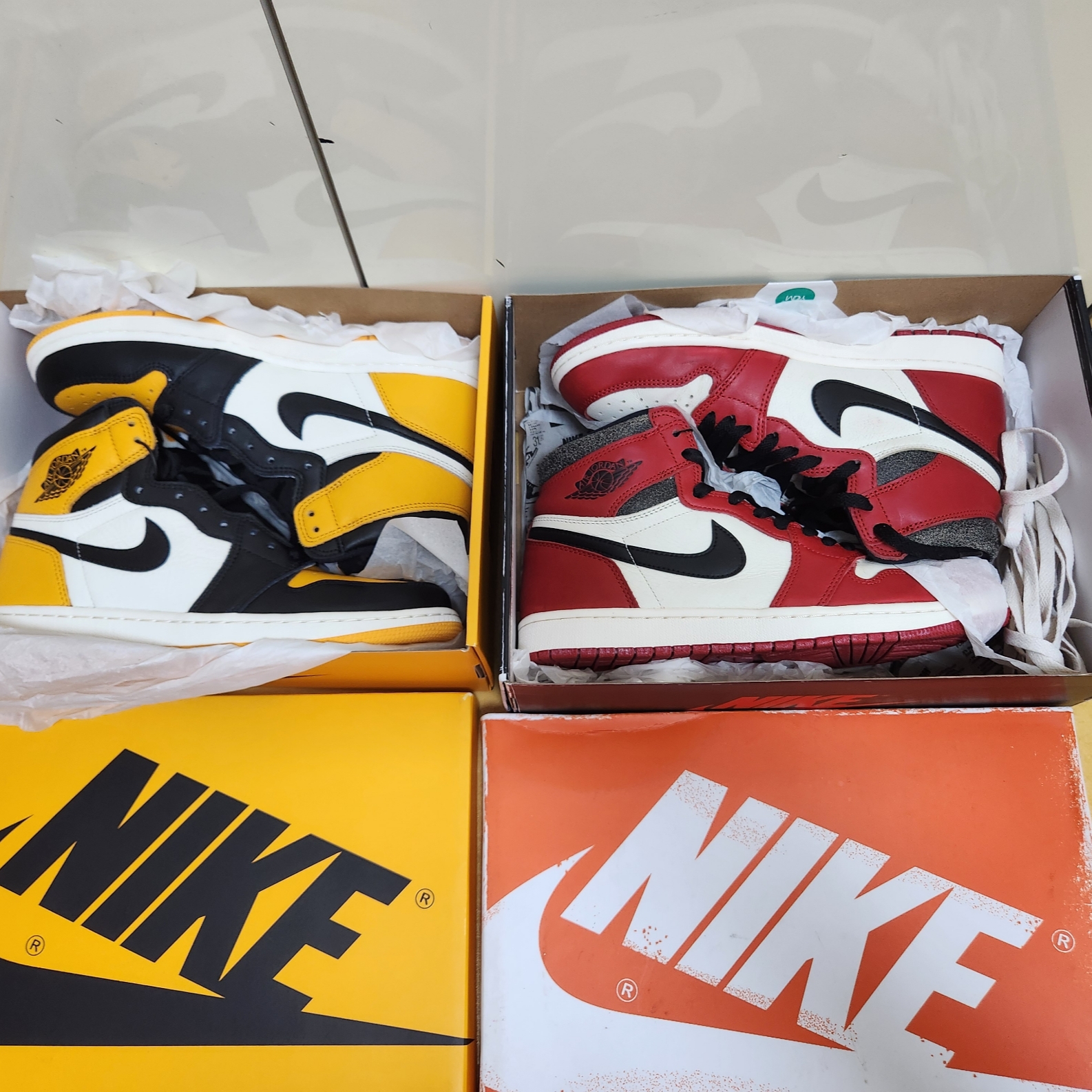 Jordan 1 Retro High OG Taxi 착용 스타일