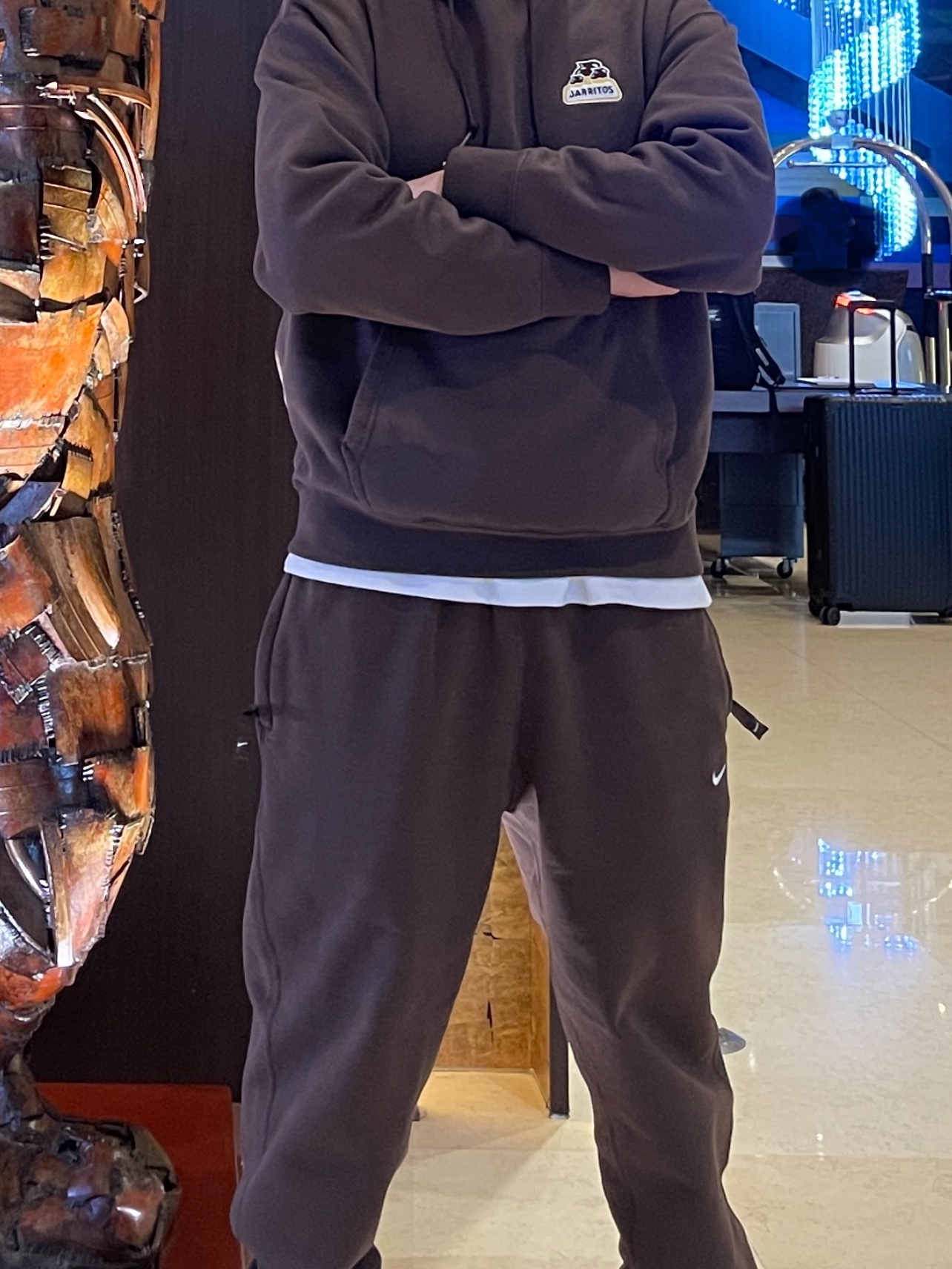 Nike x Jarritos SB Fleece Hoodie Baroque Brown - Asia 착용 스타일