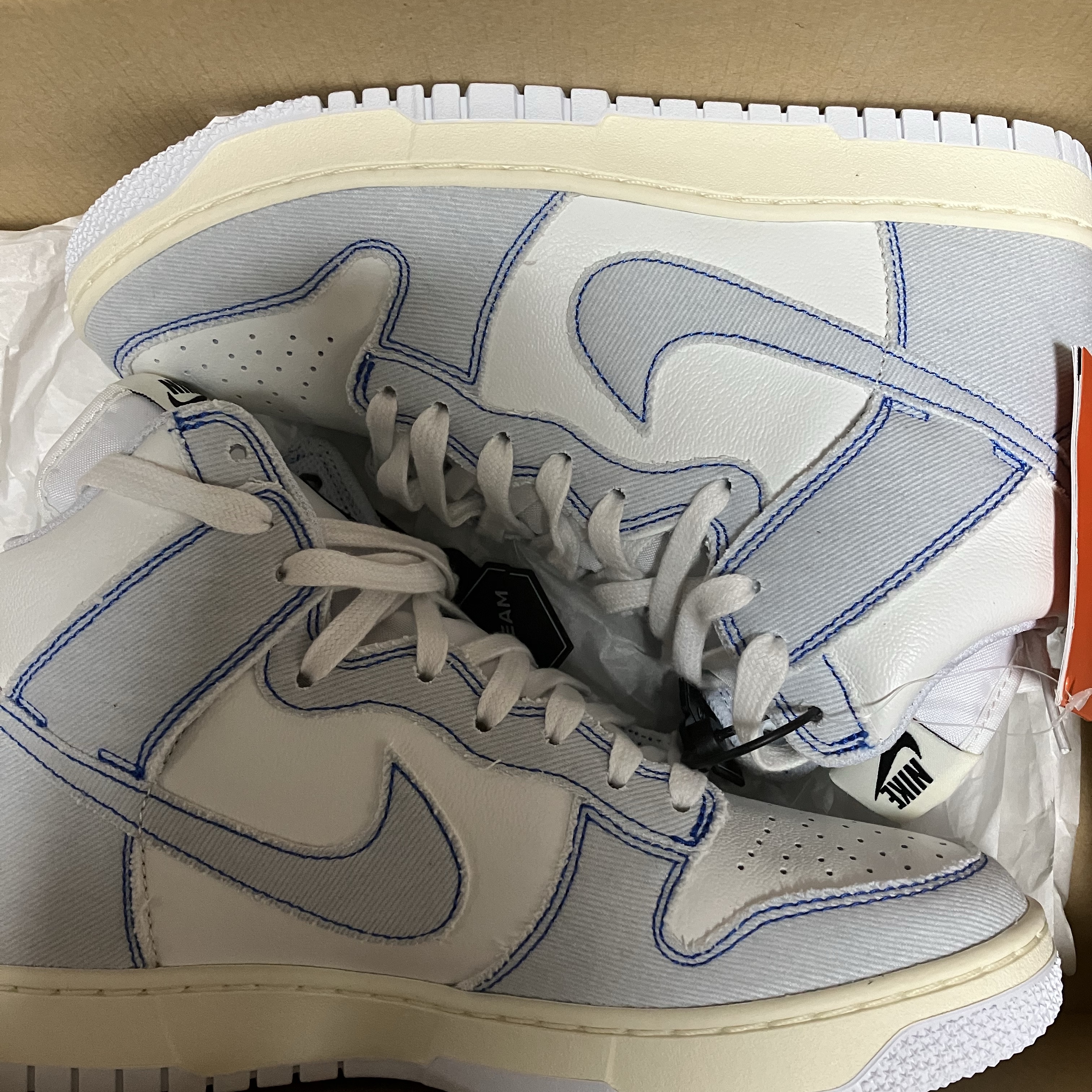 Nike Dunk High 1985 Royal Blue 착용 스타일
