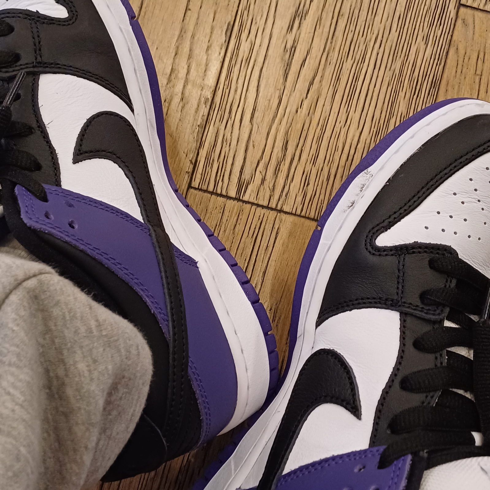 Nike SB Dunk Low Pro Court Purple 착용 스타일