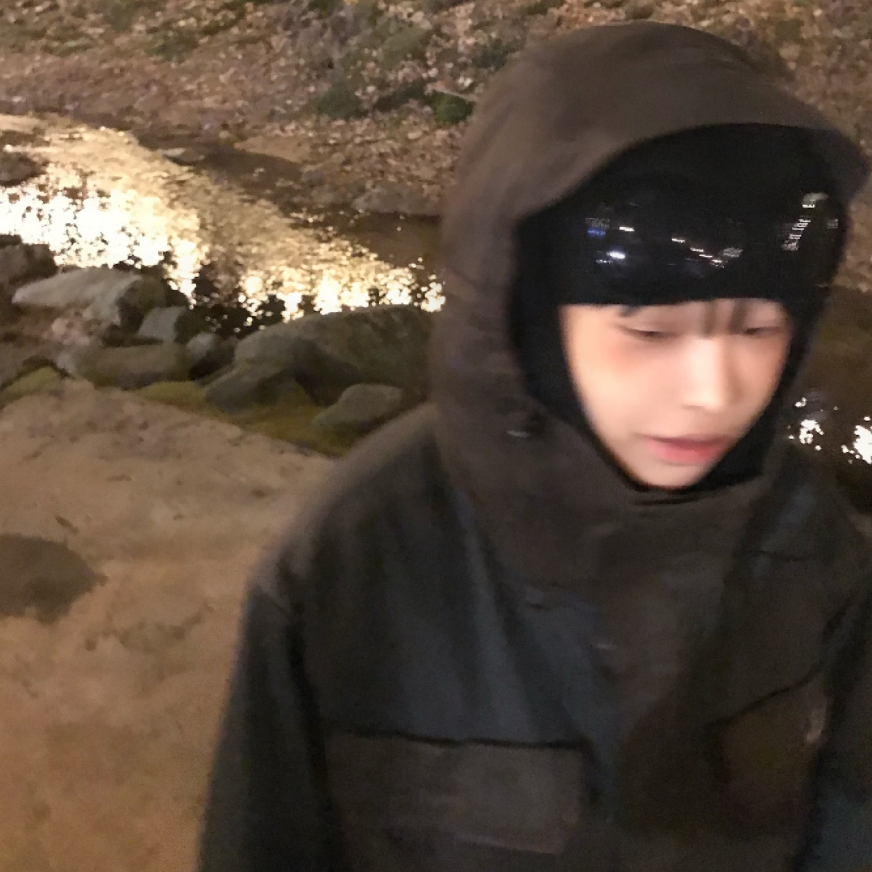 C.P. Company Extra Fine Merino Wool Goggle Beanie Black, The North Face White Label Wax Ranger Jacket Brown 착용 스타일 - 2
