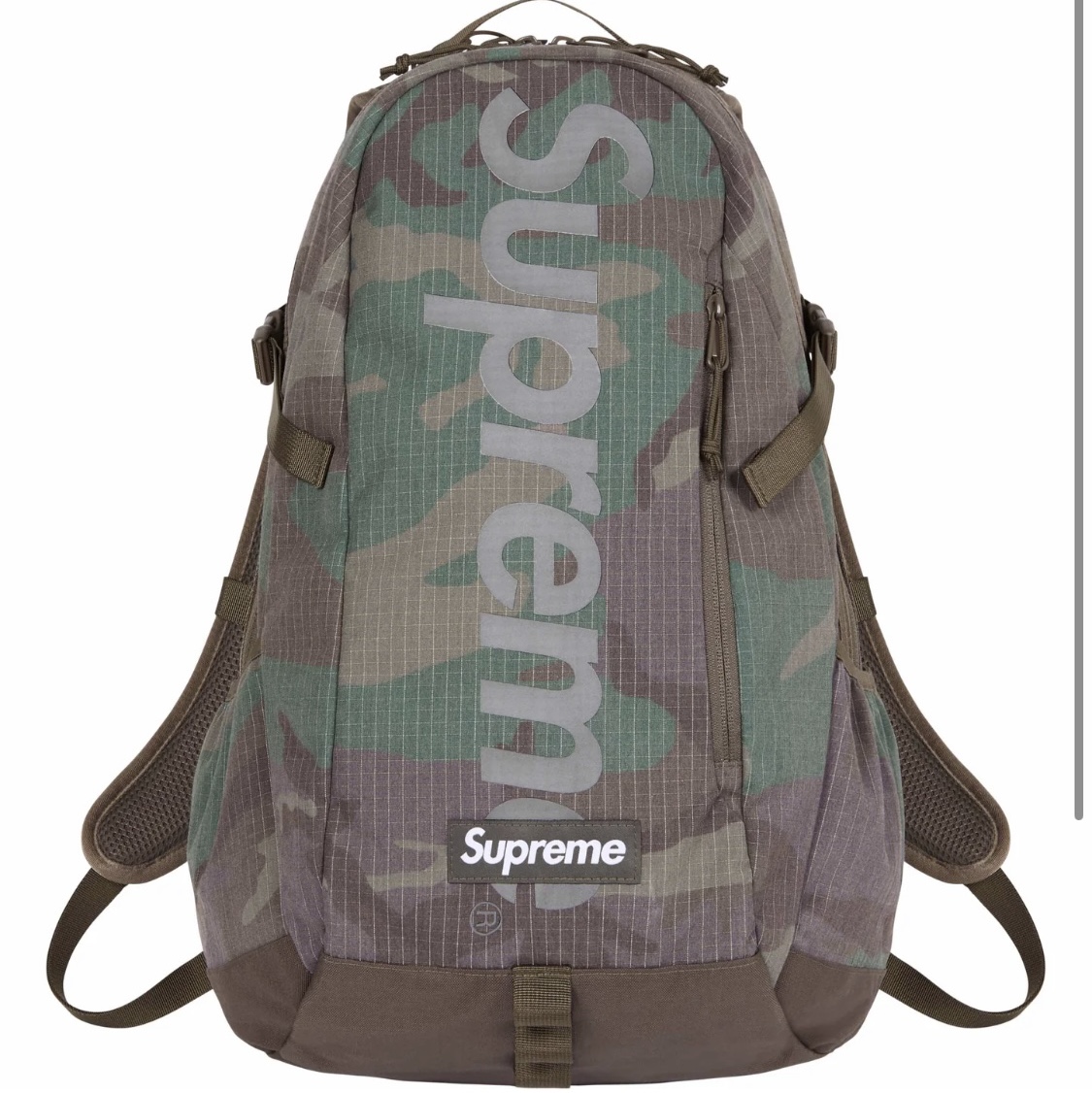 Supreme Backpack Woodland Camo - 24SS 착용 스타일 - 1