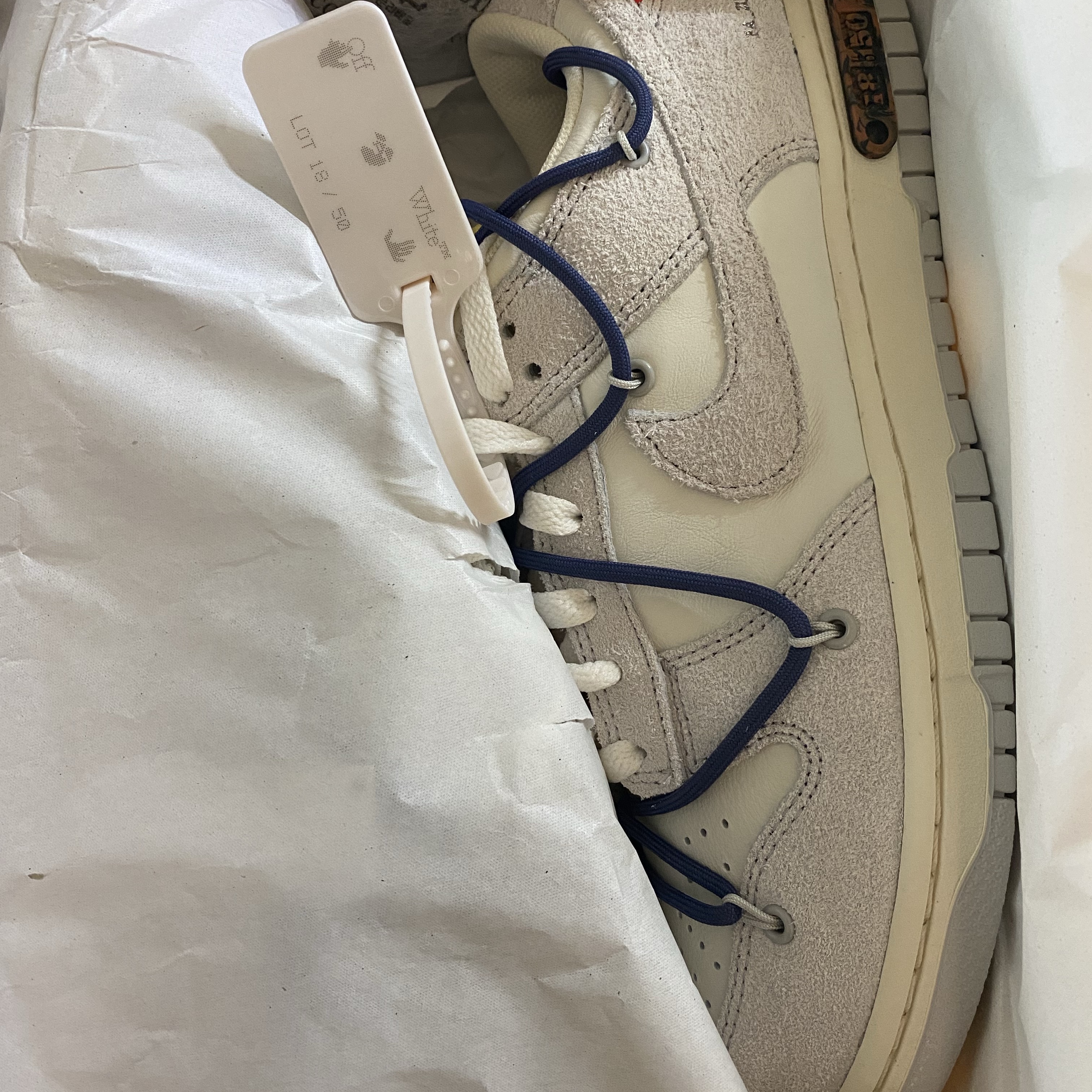 Nike x Off-White Dunk Low The 50 - Lot 18 착용 스타일