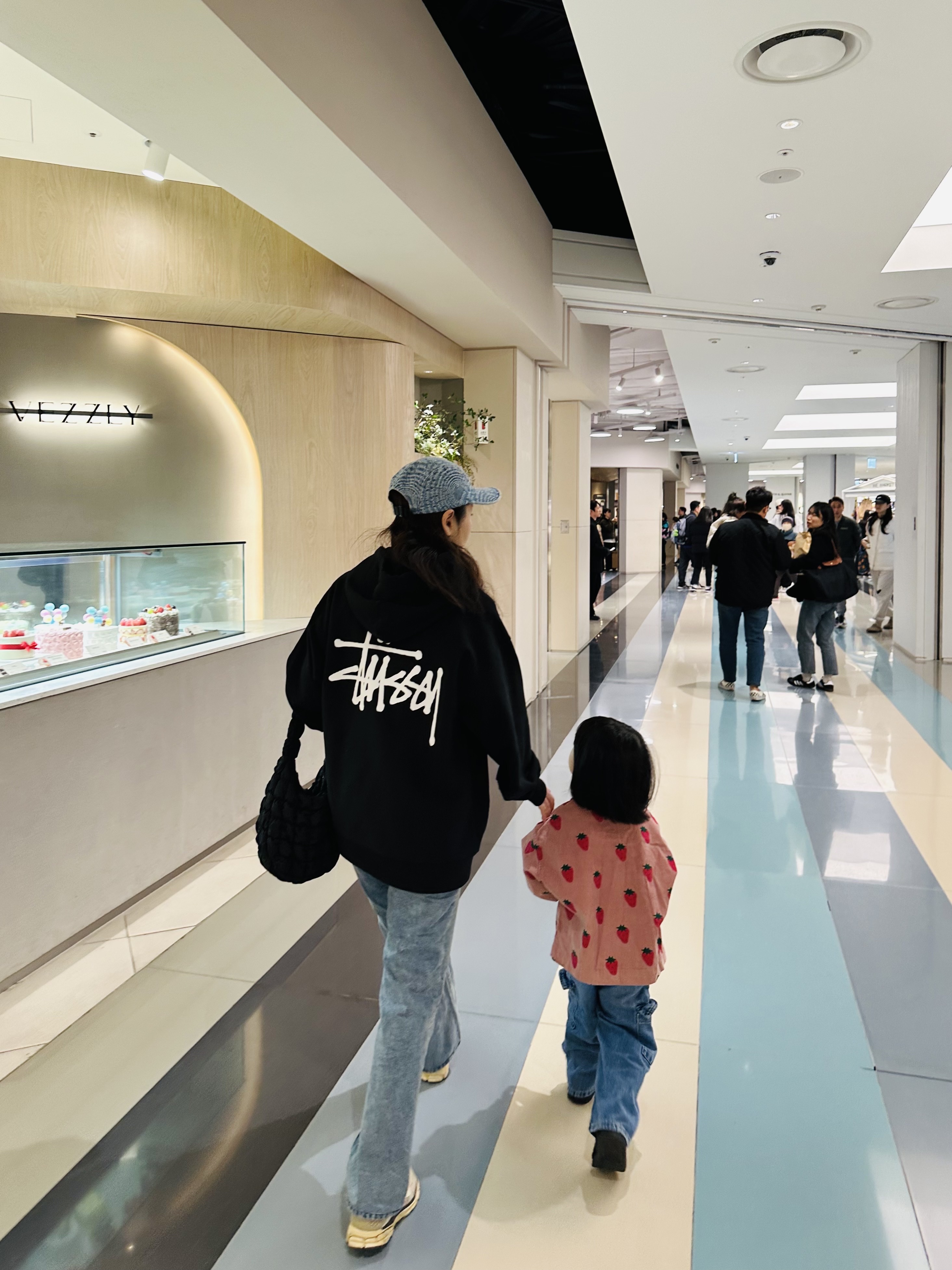 Supreme Circles Jacquard Denim Camp Cap Blue - 21FW, Stussy Basic Stussy Hoodie Black 2023 착용 스타일 - 1