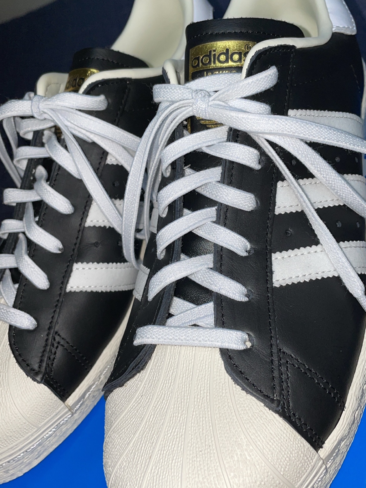 Adidas Superstar 82 FI Core Black 착용 스타일