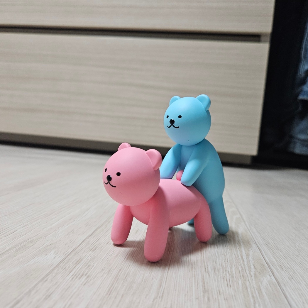 Bbangbbang Cute Kkigo Figure Set 착용 스타일