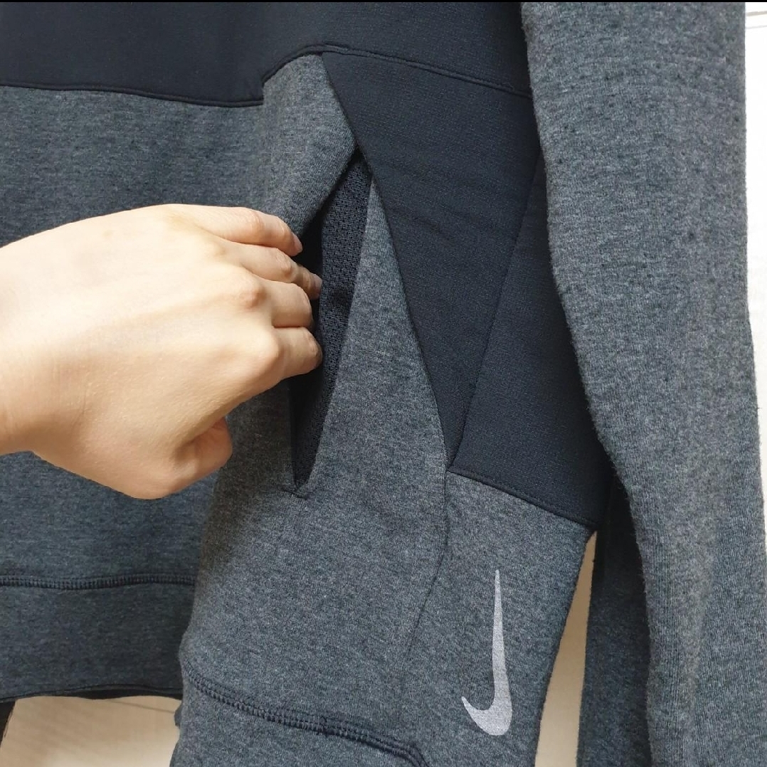 Nike Yoga Dri-Fit Jacket Black Heather - Asia 착용 스타일 - 1