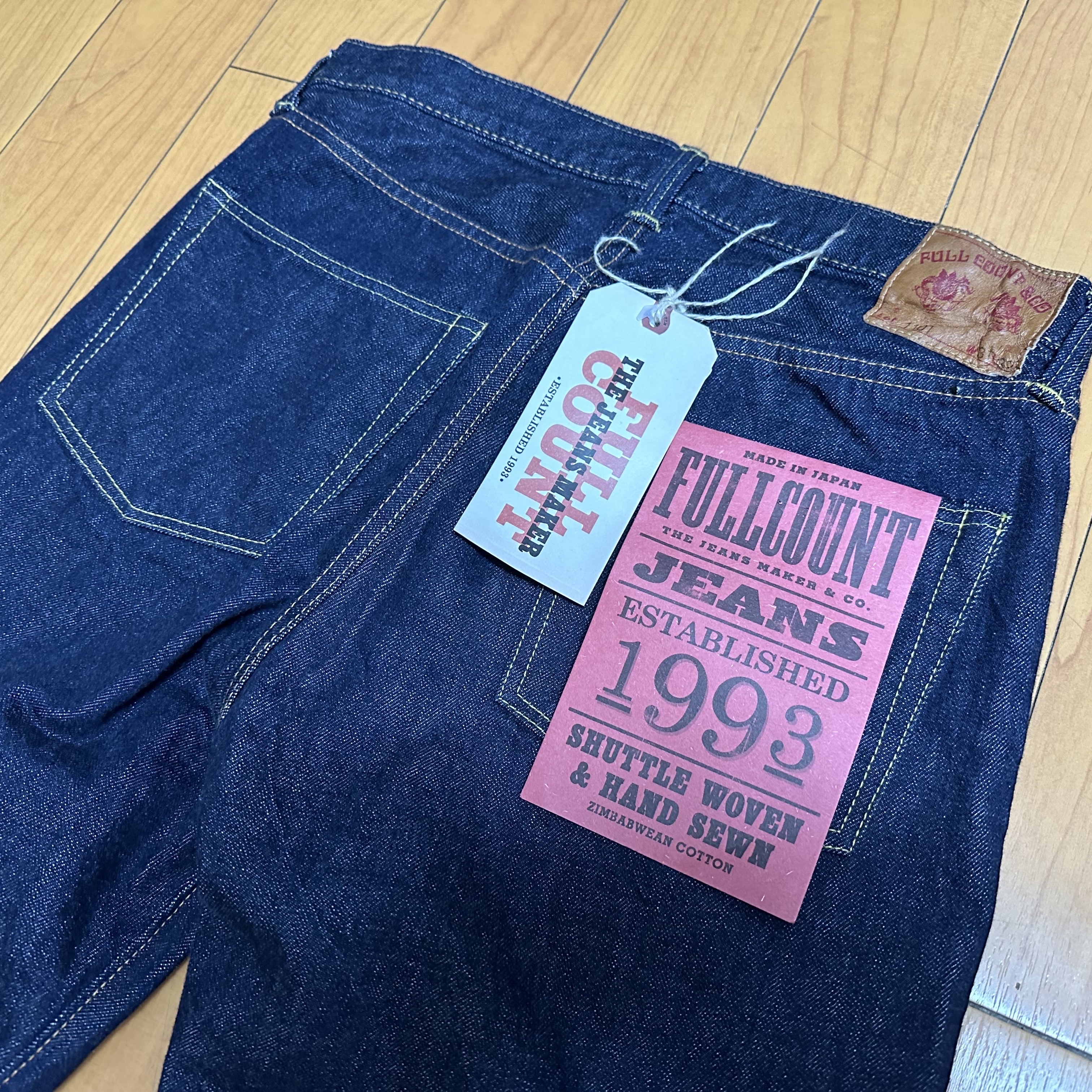 Fullcount 1101W Straight Denim One Wash Indigo Blue 착용 스타일