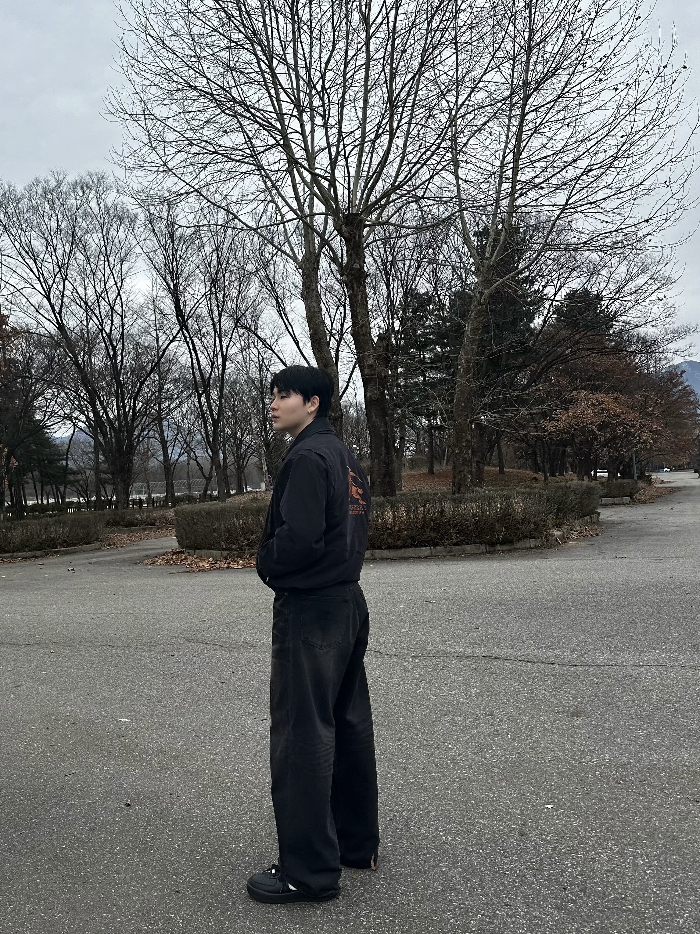 Nike x Ambush Air Force 1 Low SP Black 착용 스타일 - 1