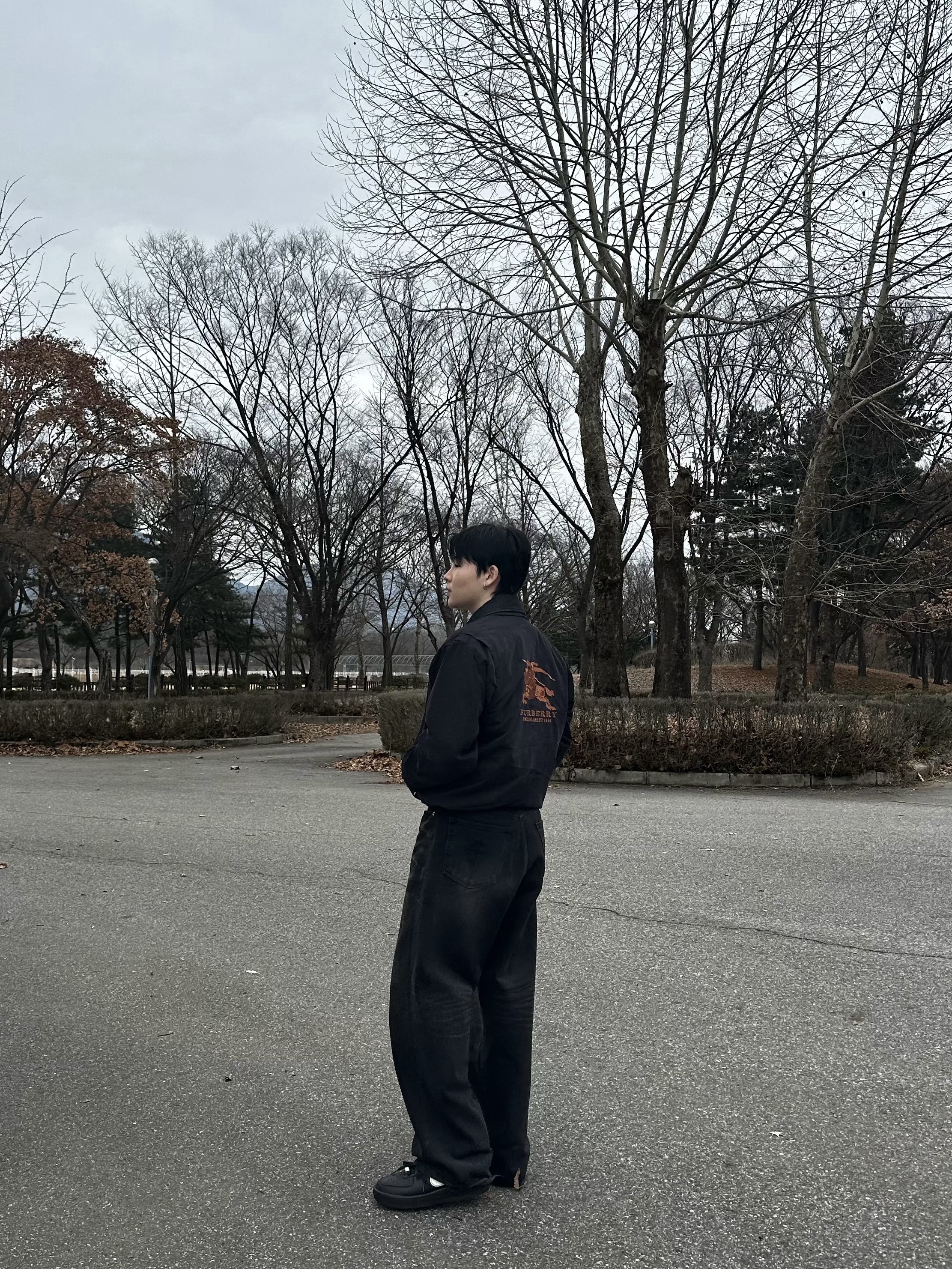 Nike x Ambush Air Force 1 Low SP Black 착용 스타일 - 2