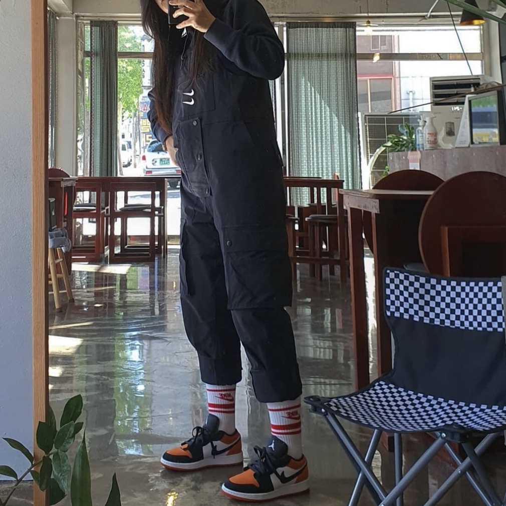 (GS) Jordan 1 Low Shattered Backboard 착용 스타일